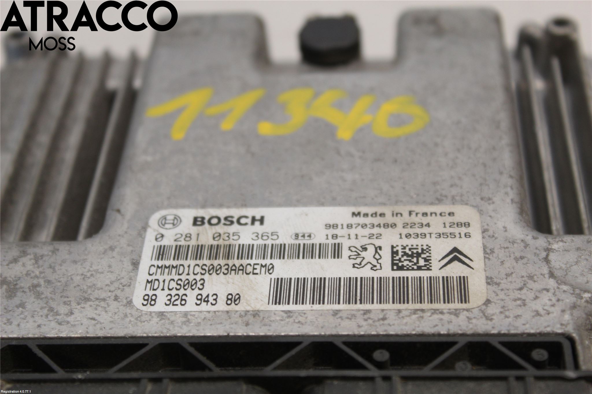 Citroen BERLINGO/E-BERLINGO 19- Styreenhet Innsprøytning