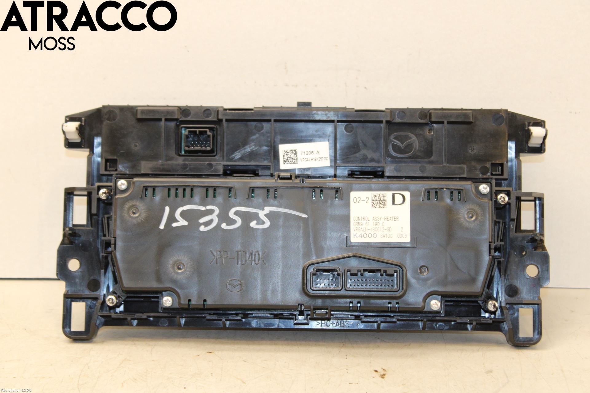 Mazda 6 13- Varme Ac Betjening-Display