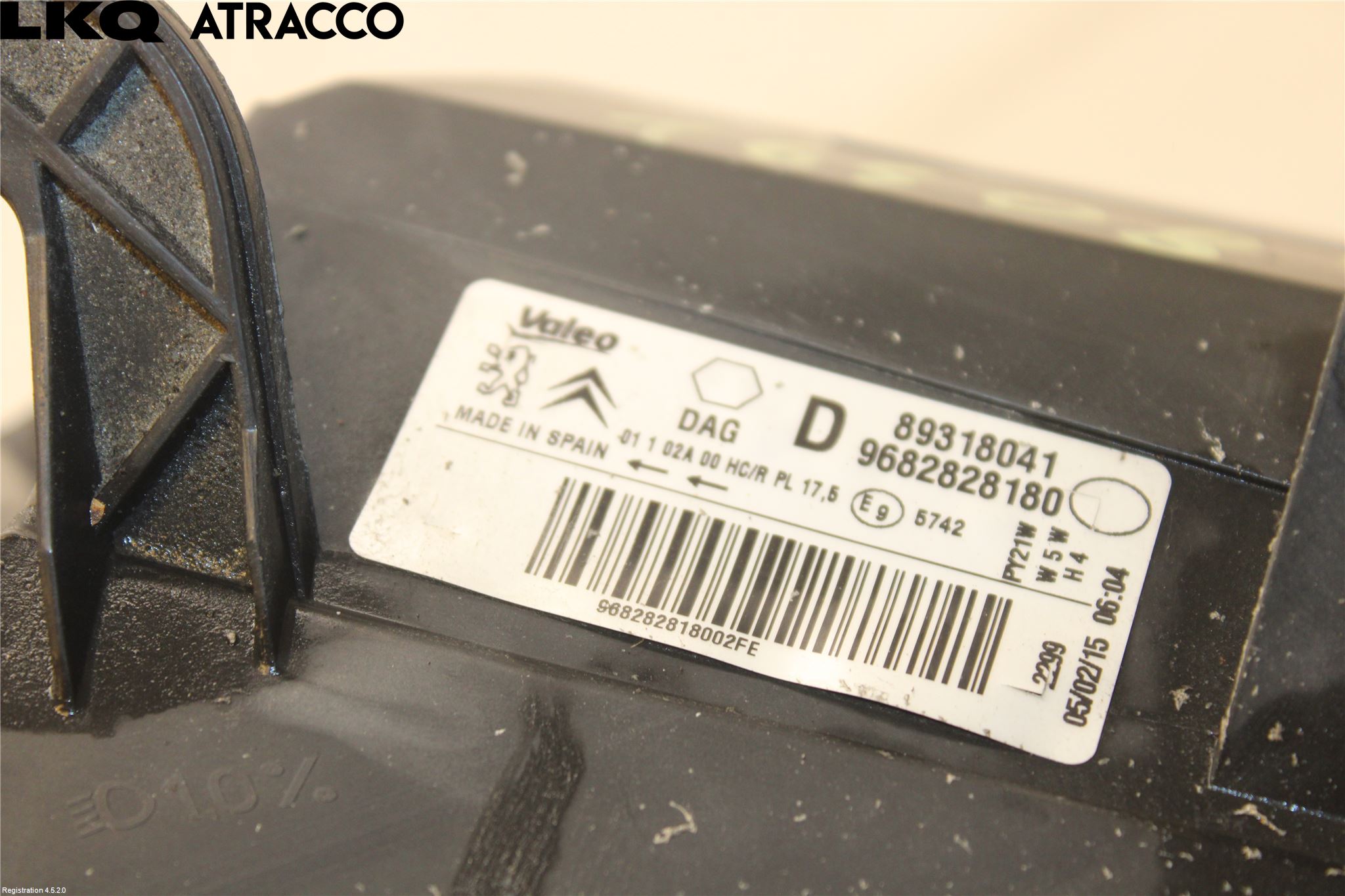 Citroen DS5 Frontlykt Høyre