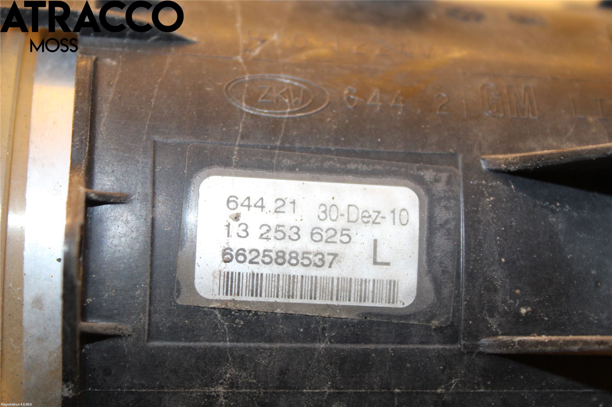 Opel MERIVA B 10-17 Frontlykt-Kurve-Tåkelys