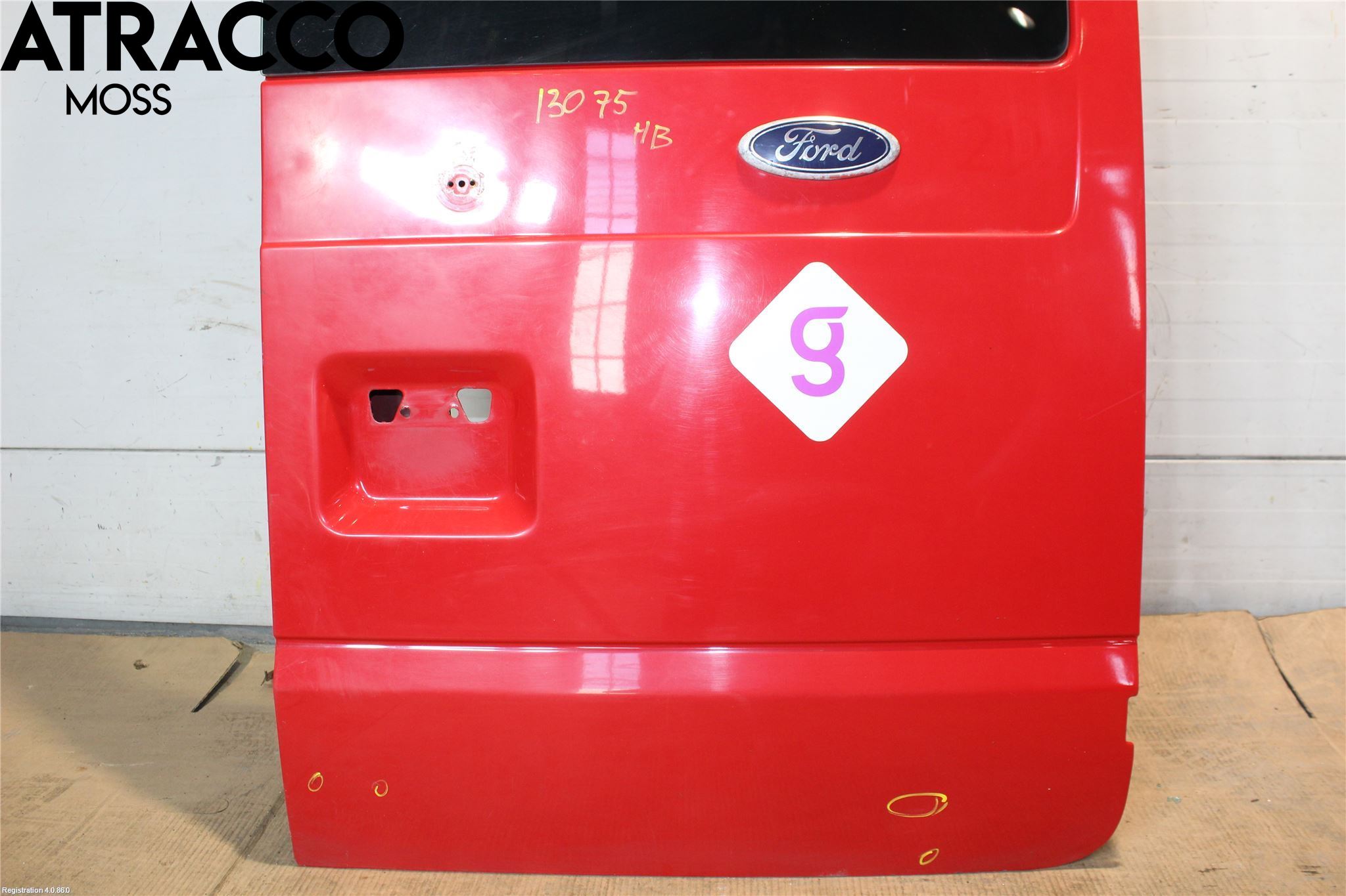 Ford TRANSIT    06-13 Dør Bak Van - Vare Høyre