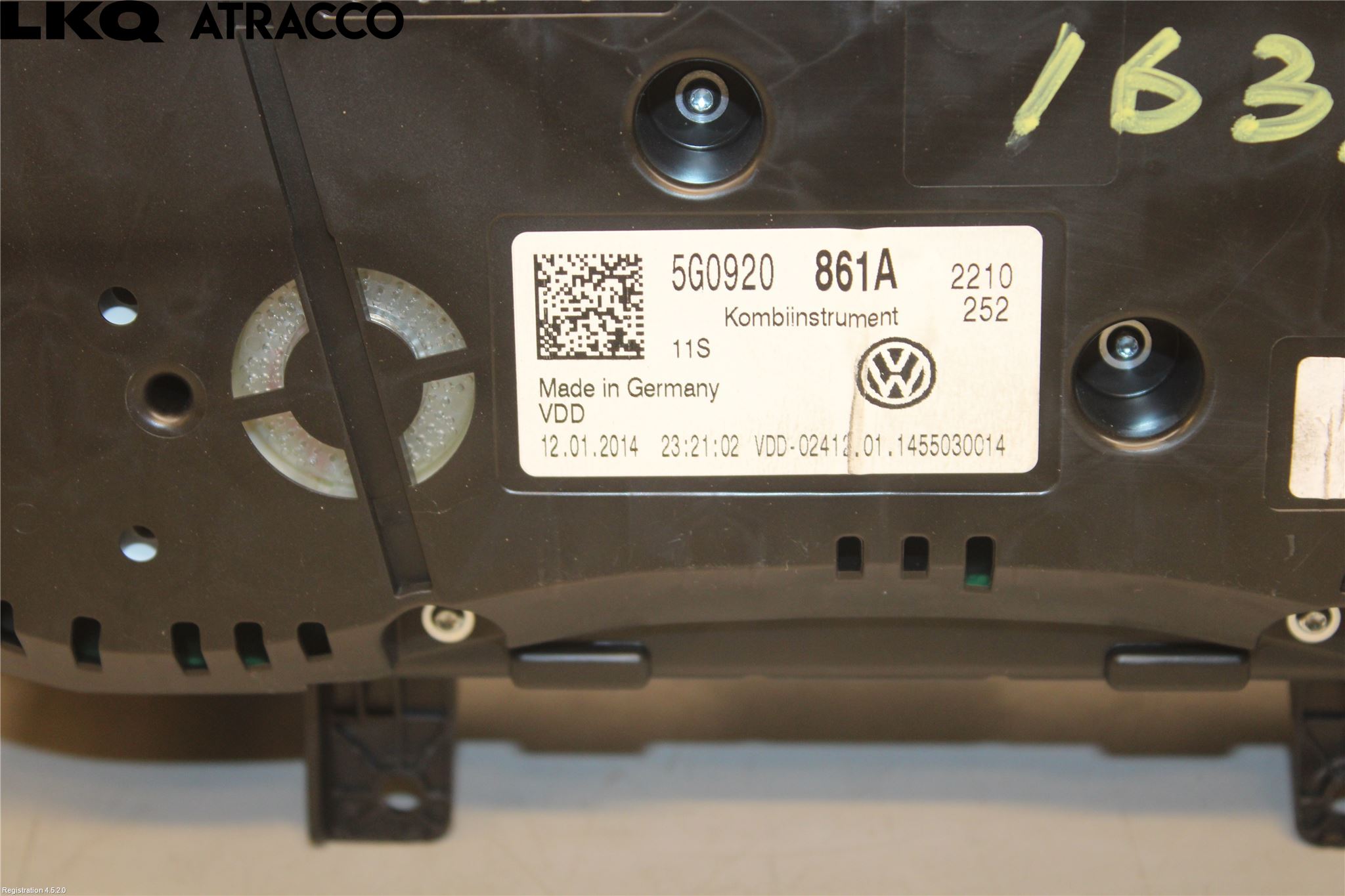 Volkswagen VW GOLF / E-GOLF VII 13-20 Instr Kombinert