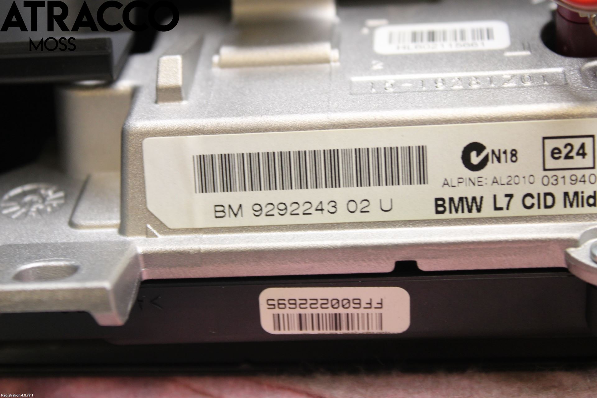 BMW 1 F20/F21 11-19 Multifunktionsdisplay