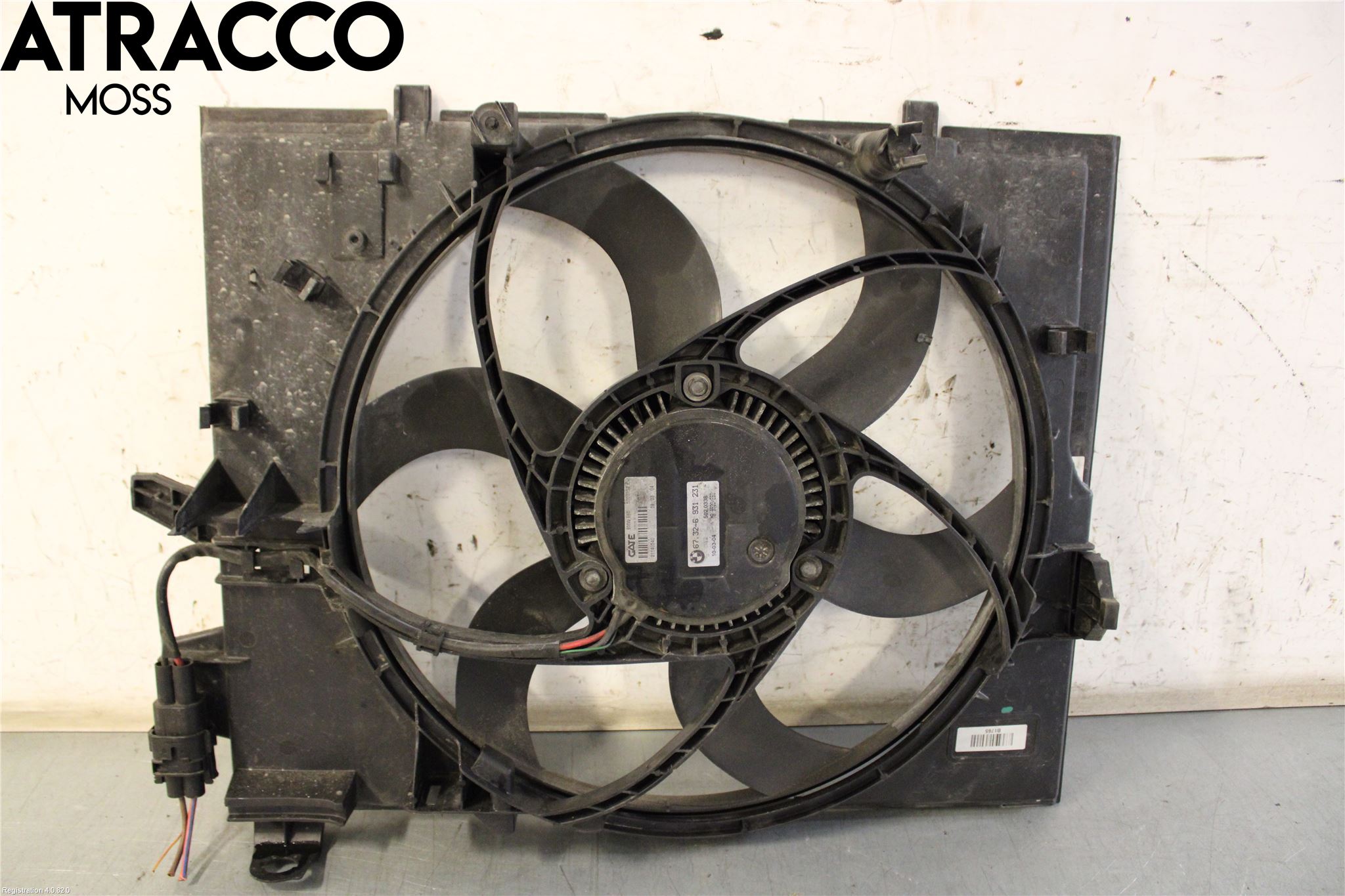 BMW 5 E60/61 Sed/Tou 02-10 Kjølevifte Elektrisk