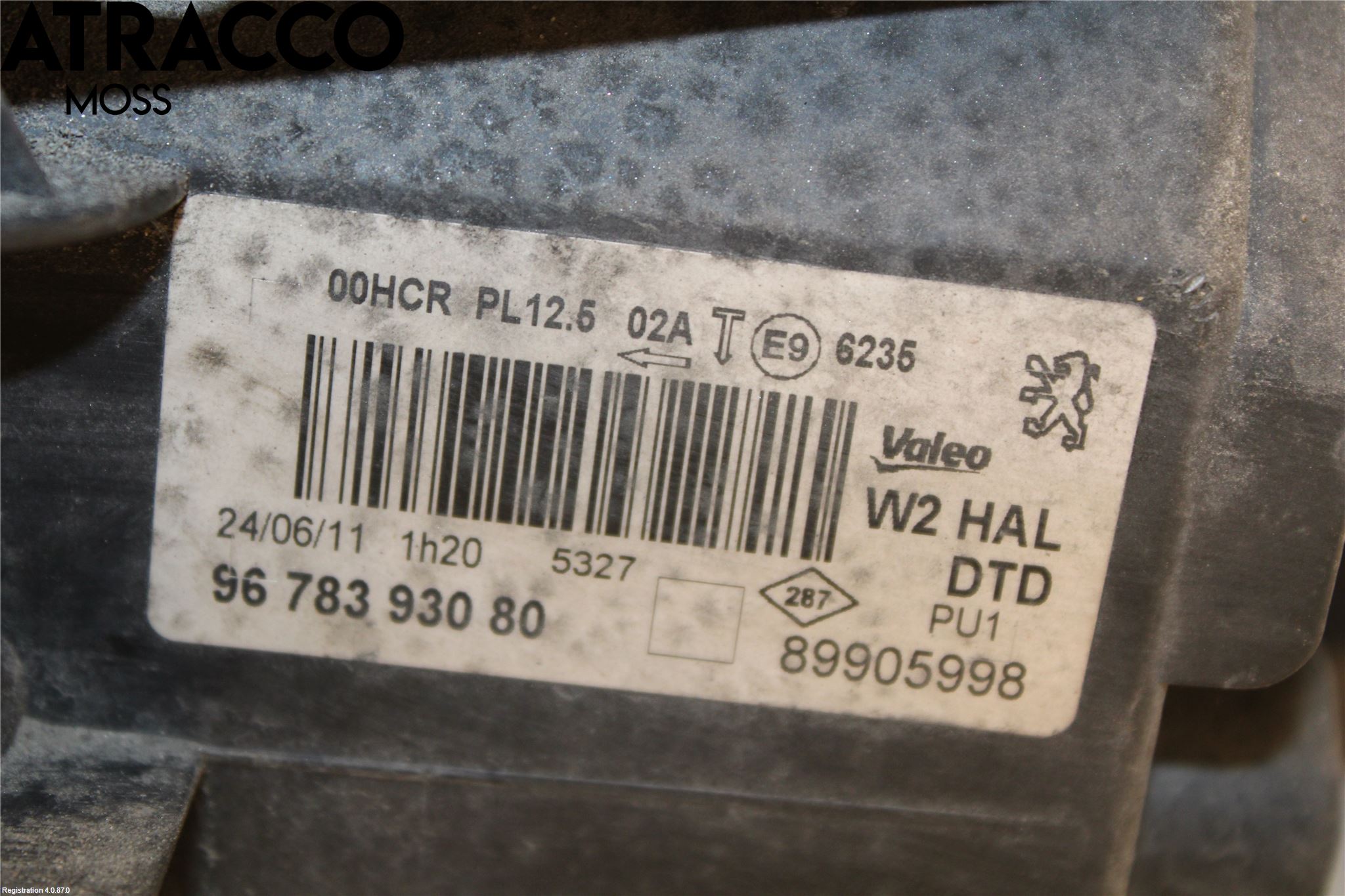 Peugeot 508 11-18 Frontlykt Høyre