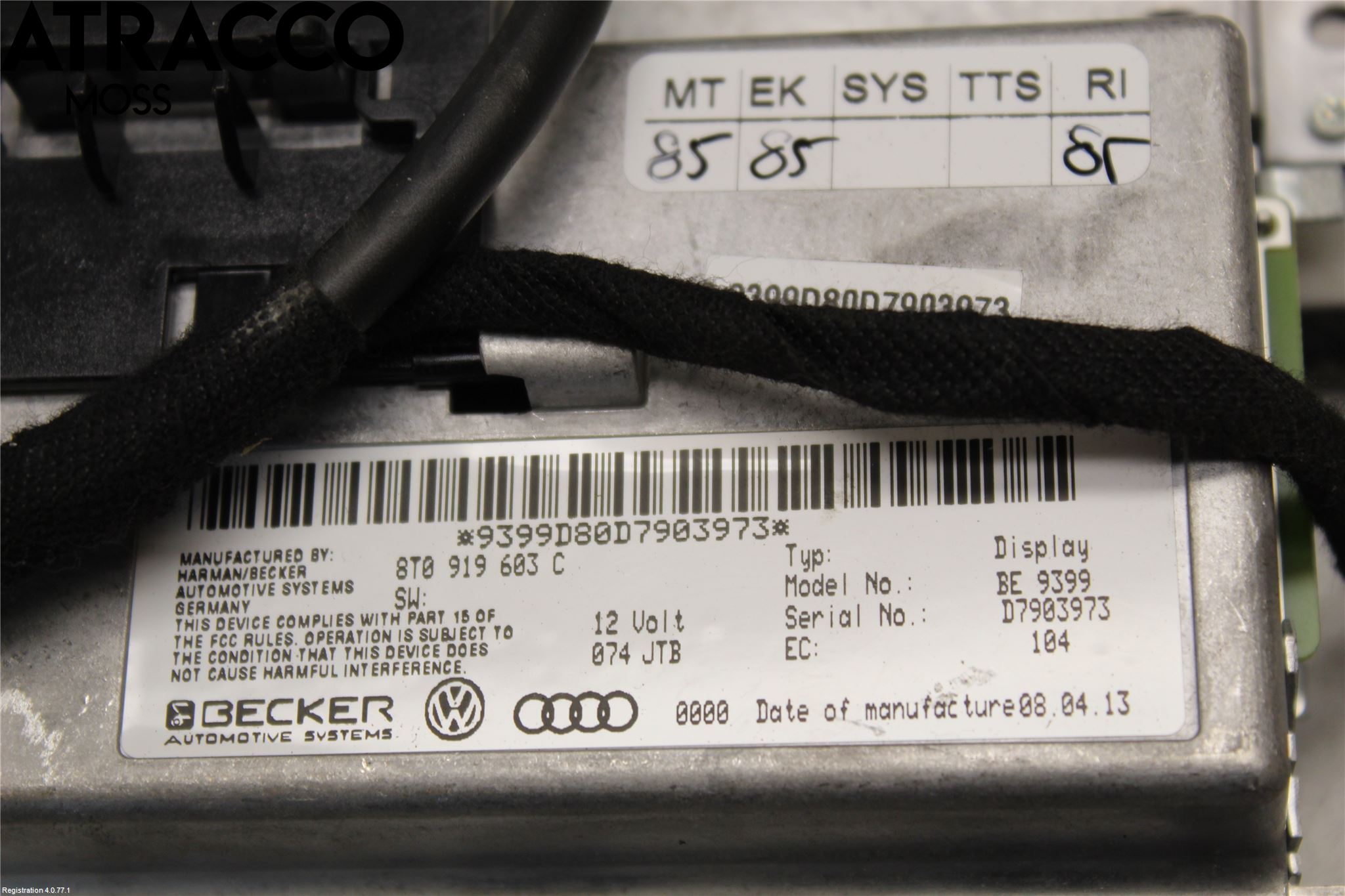 Audi Q7/SQ7 Multifunktionsdisplay