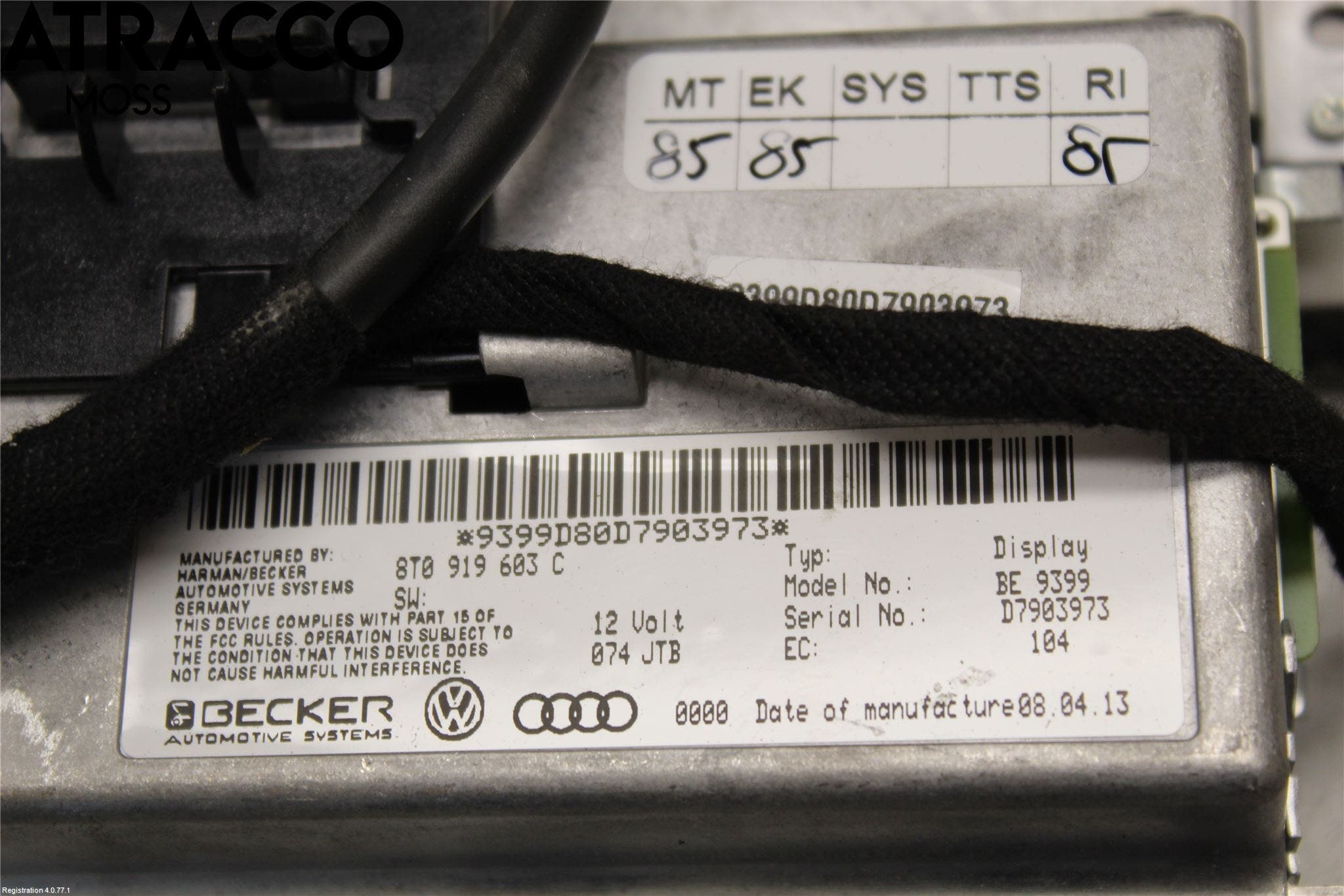 Audi Q7/SQ7 Multifunktionsdisplay