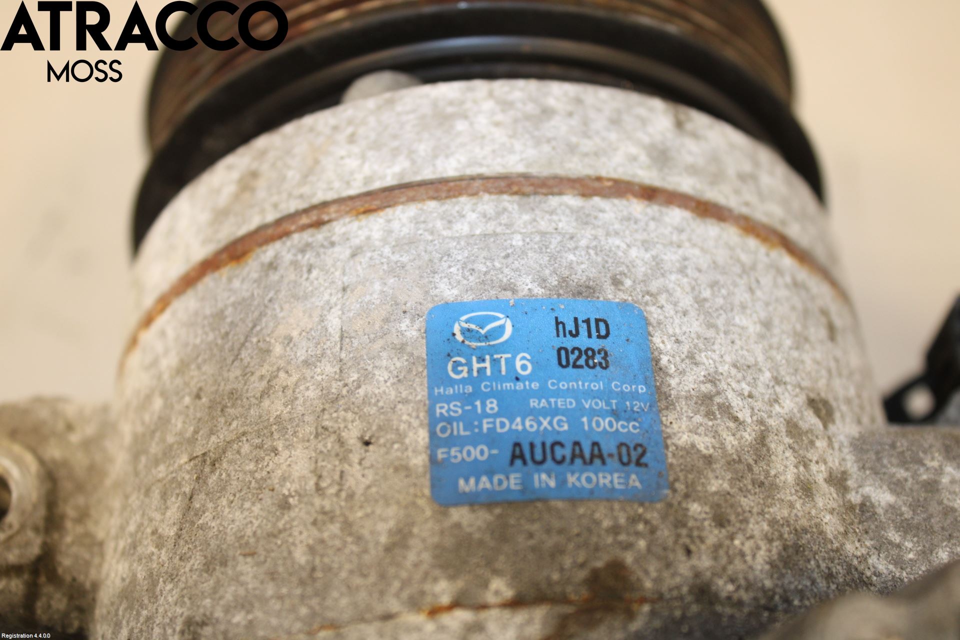 Mazda 6 13- Varme Ac Kompressor