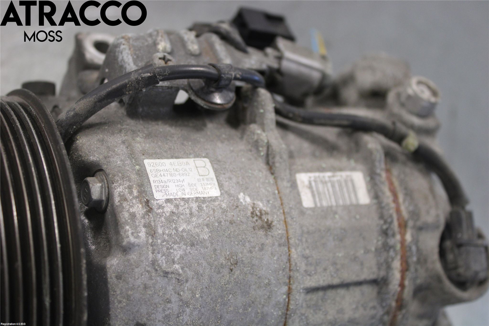 Nissan QASHQAI 14-17 Varme Ac Kompressor