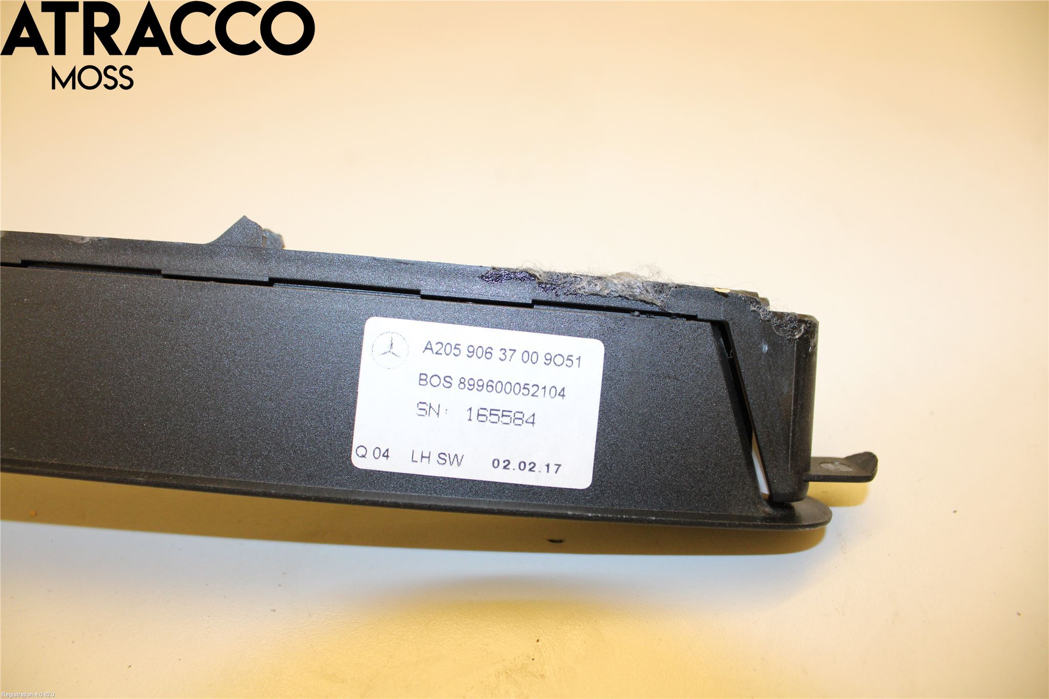 Mercedes-Benz MB C-KLASS (W205) 14-21 Innr Innsyn Beskytelse Stv