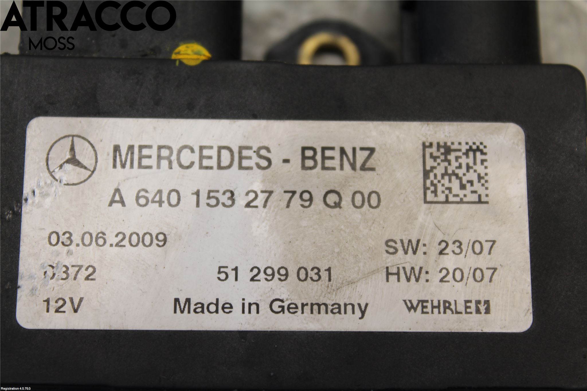 Mercedes-Benz MB B-KLASS (W245) 05-12 Rele Glødetrådsvakt