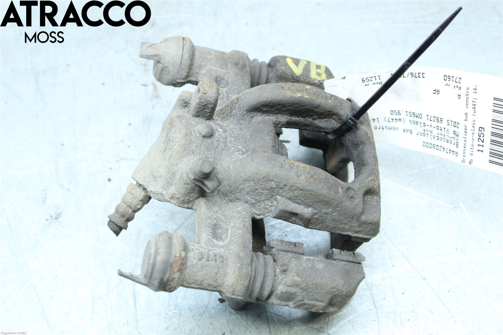 Mercedes-Benz MB VITO/V-KLASS (W640,W447,W448) 14- Bremsecaliper Bak Venstre