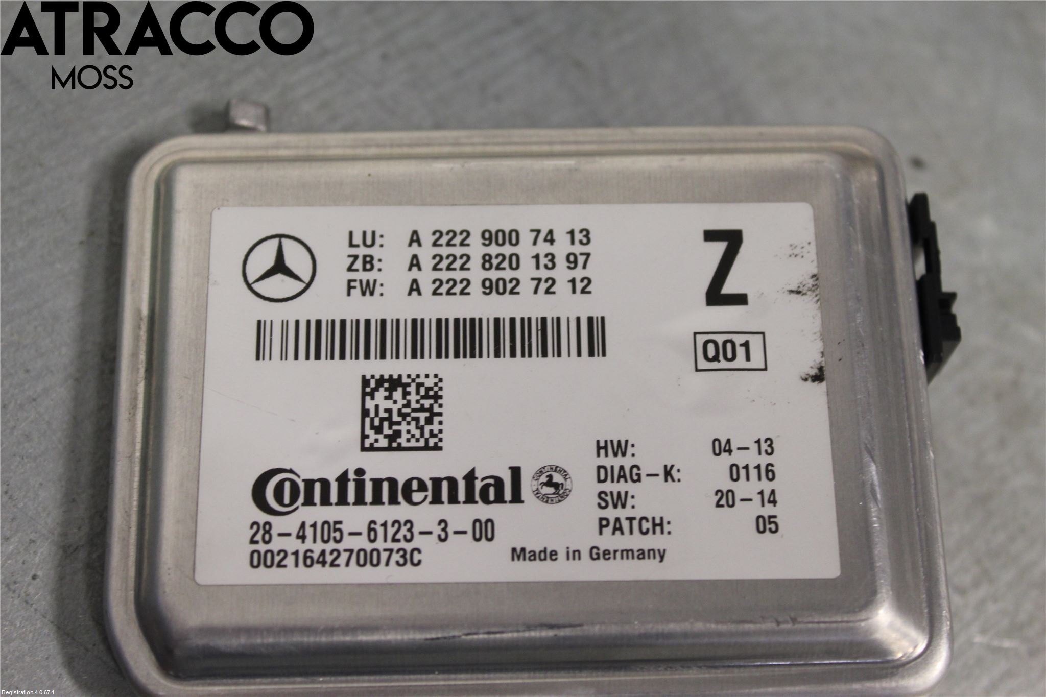 Mercedes-Benz MB S-KLASS (W222) 13-20 Parkeringshjelp Kamera