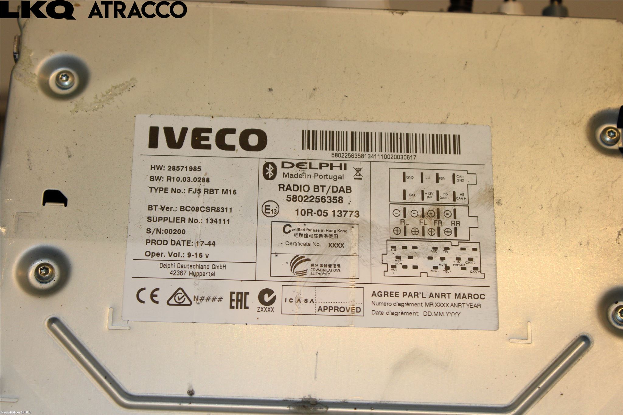 Iveco DAILY 14->> Stereo Radio