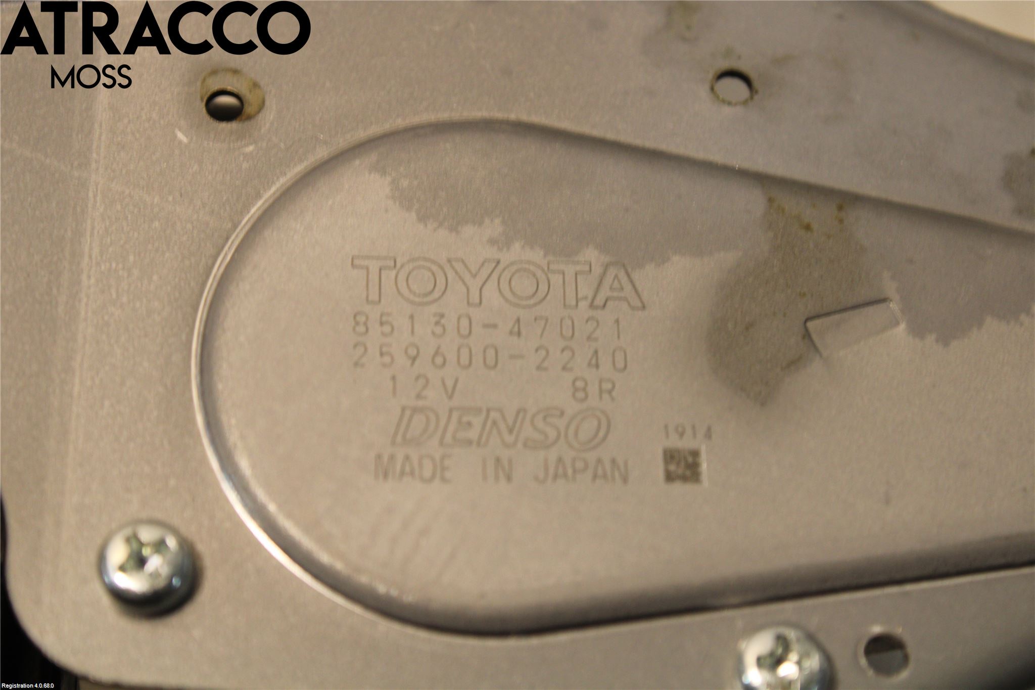 Toyota PRIUS ZVW30 09-20 Viskermotor Bakluke