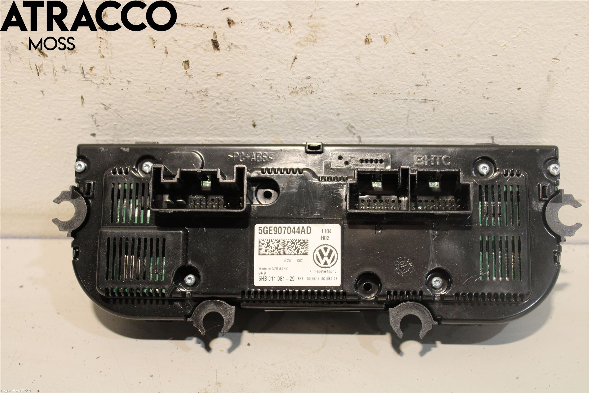 Volkswagen VW GOLF / E-GOLF VII 13-20 Varme Ac Betjening-Display