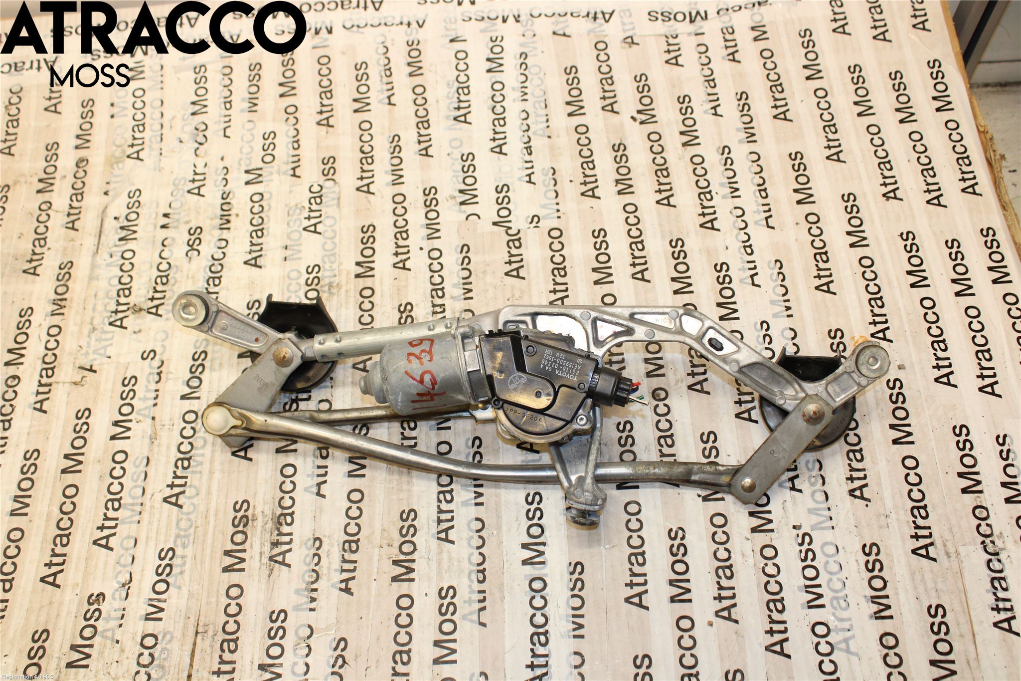 Toyota AURIS 13-19 Viskermotor Frontrute