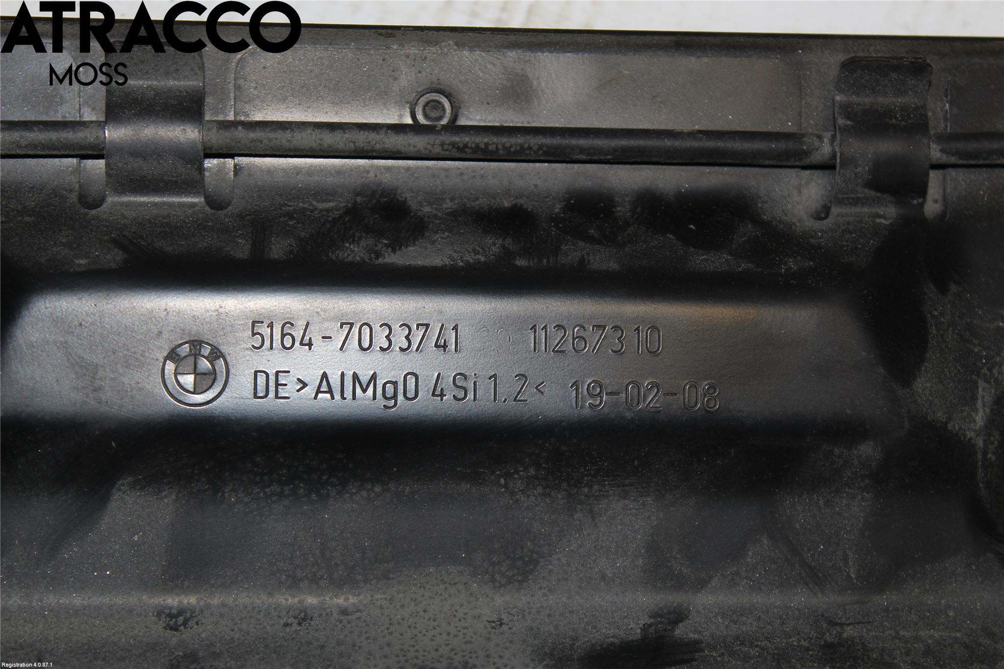 BMW 5 E60/61 Sed/Tou 02-10 Panserlåsplate-Bjelke