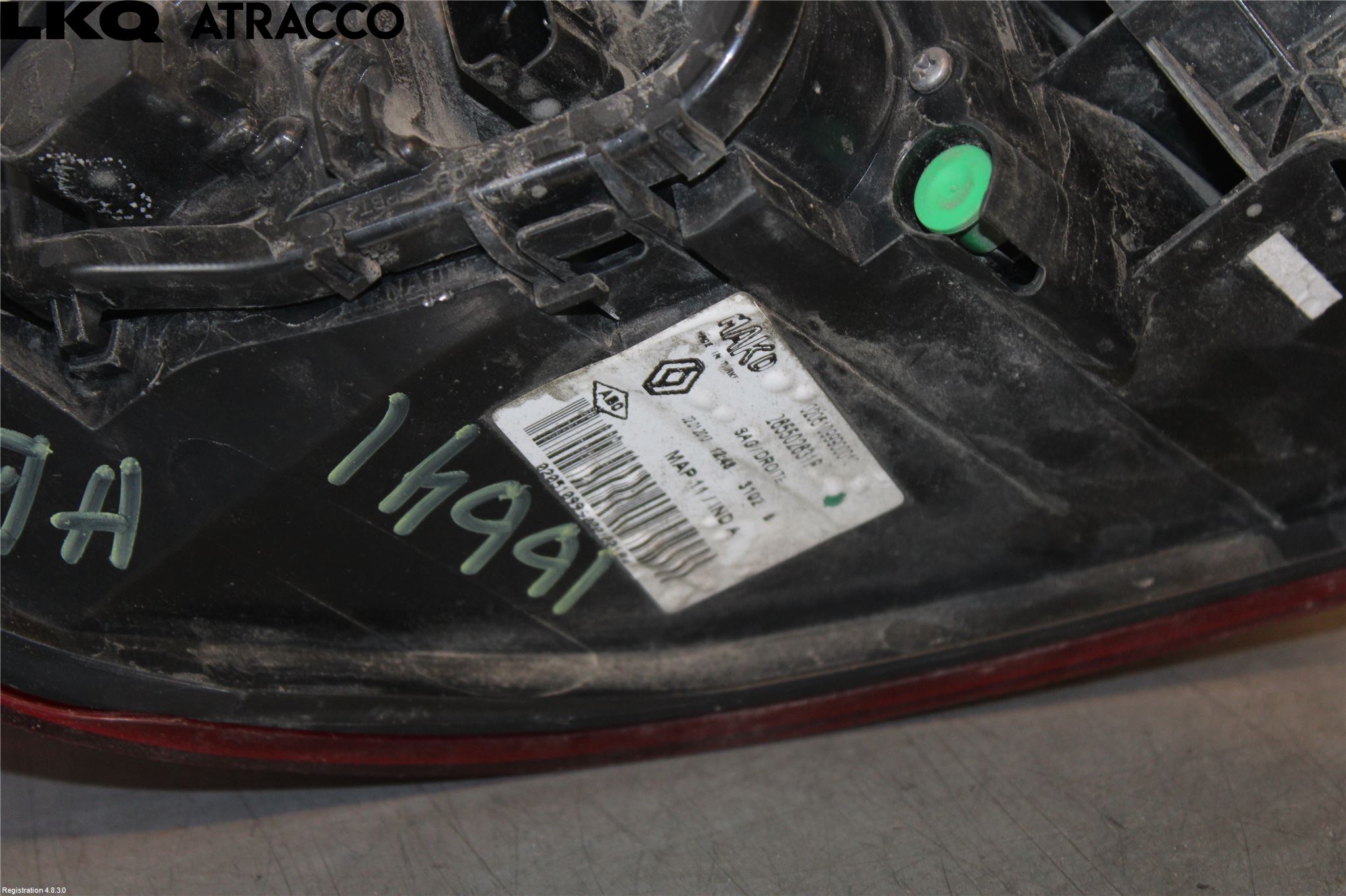 Renault CLIO IV 12-16 Baklykt Høyre