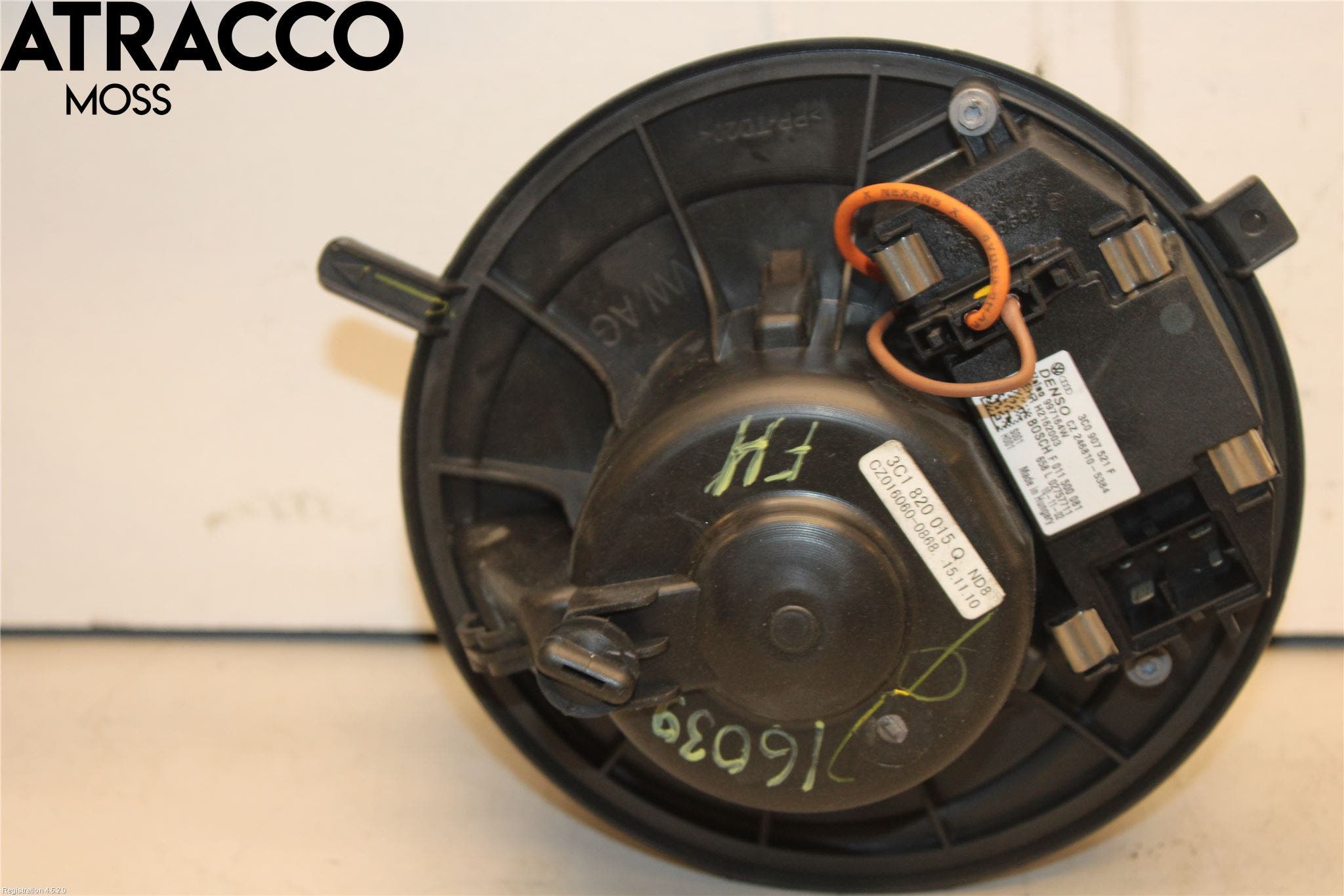 Volkswagen VW PASSAT 11-14 Varme Ac Varmeapparatvifte