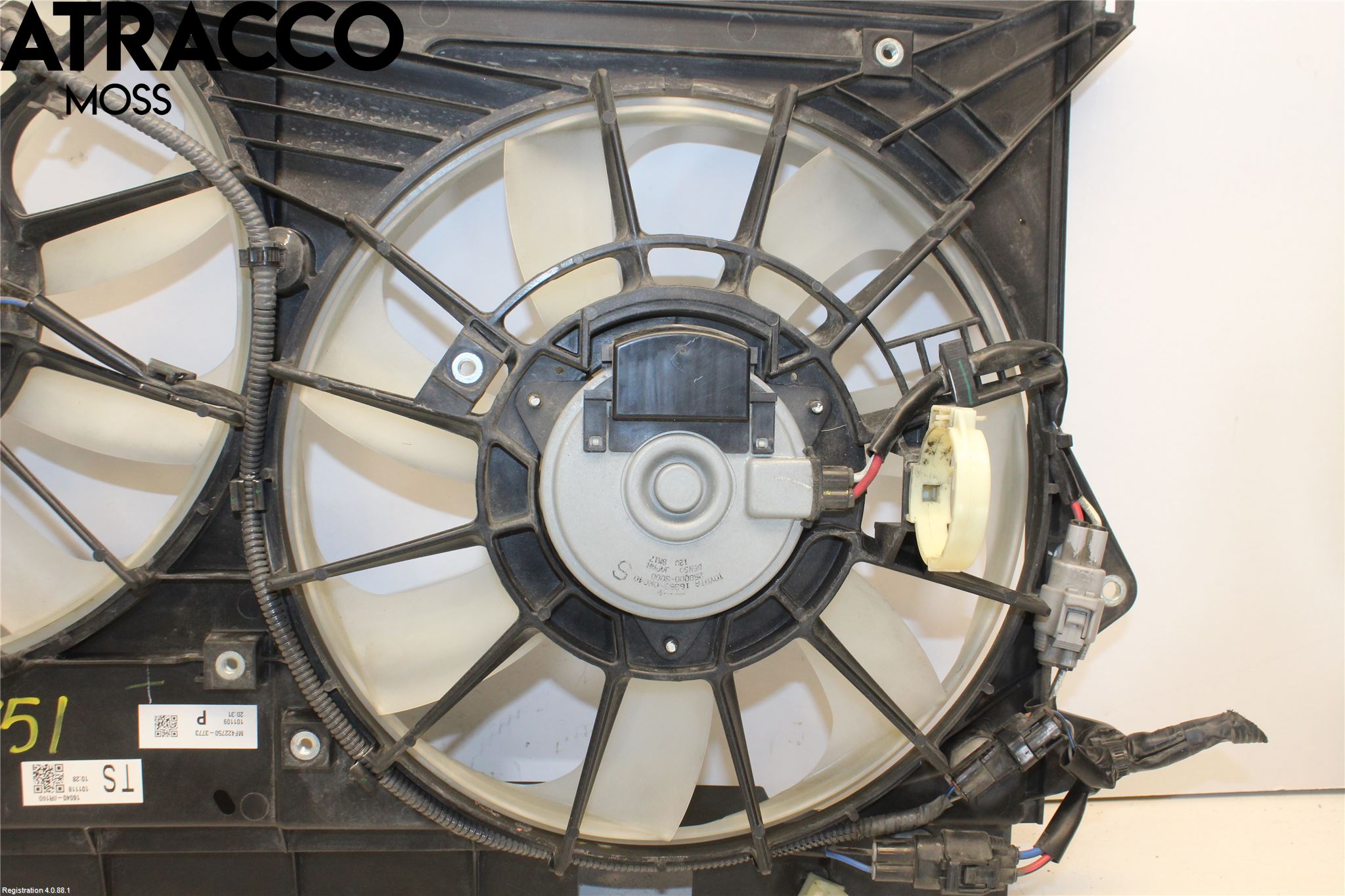 Toyota AVENSIS 09-15 Kjølevifte Elektrisk