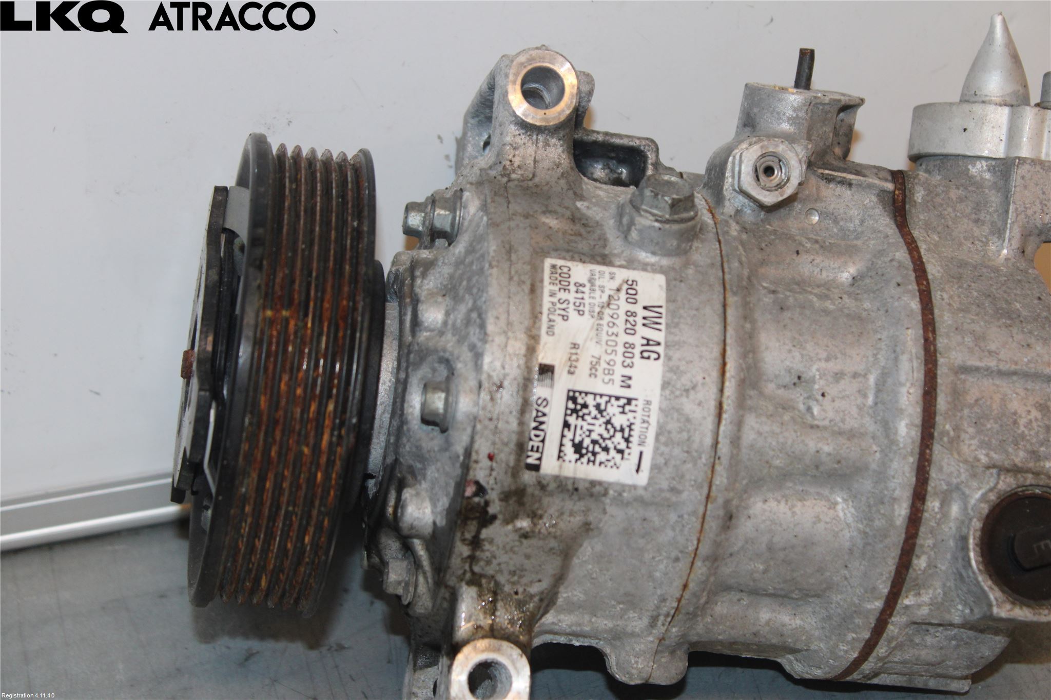 Volkswagen VW CADDY 11-15 Varme Ac Kompressor