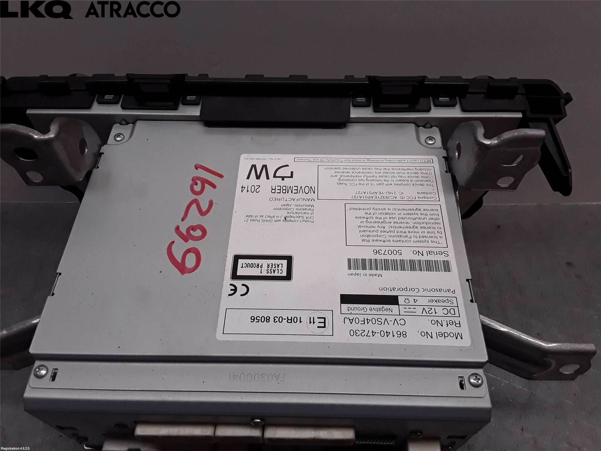 Toyota PRIUS+ ZVW40 12-20 Stereo Radio