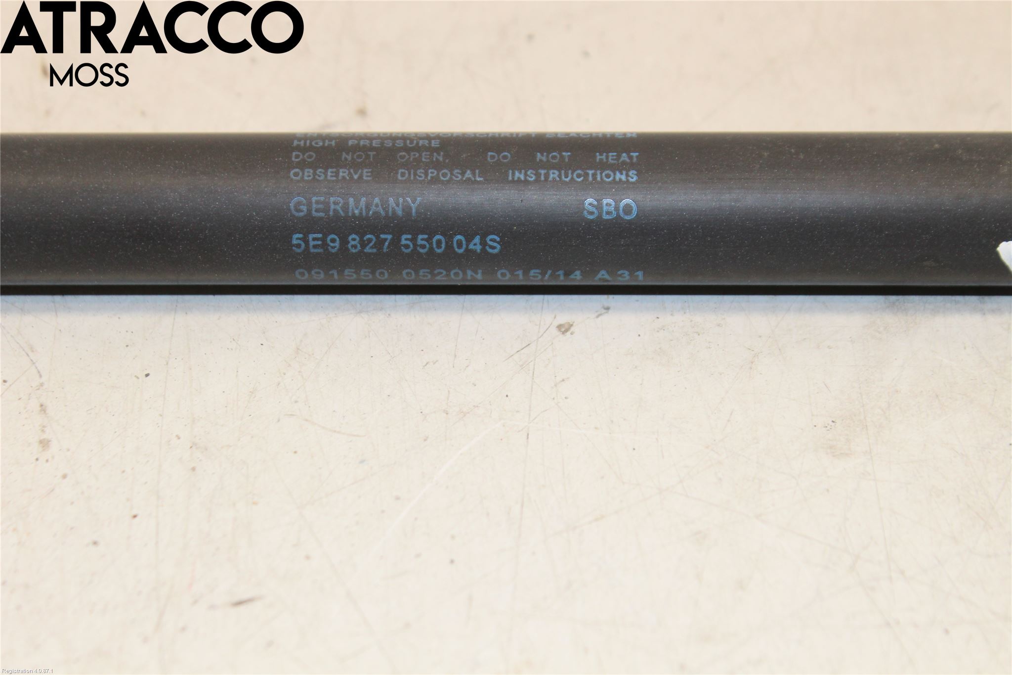 Skoda OCTAVIA (5E) 13-20 Bakluke Demper-Gassfjær