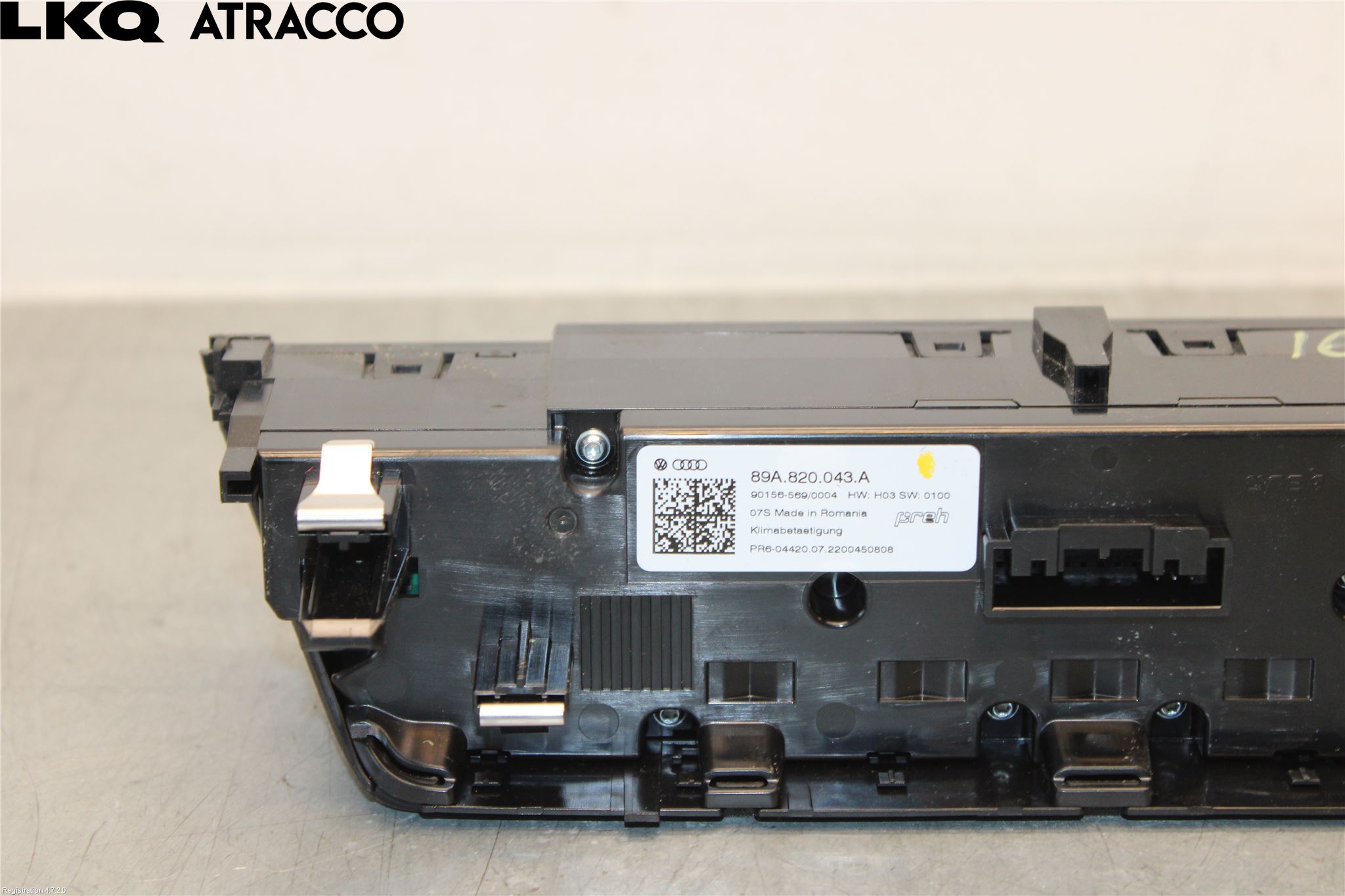 Audi Q4 E-TRON FZ 22- Varme Ac Betjening-Display