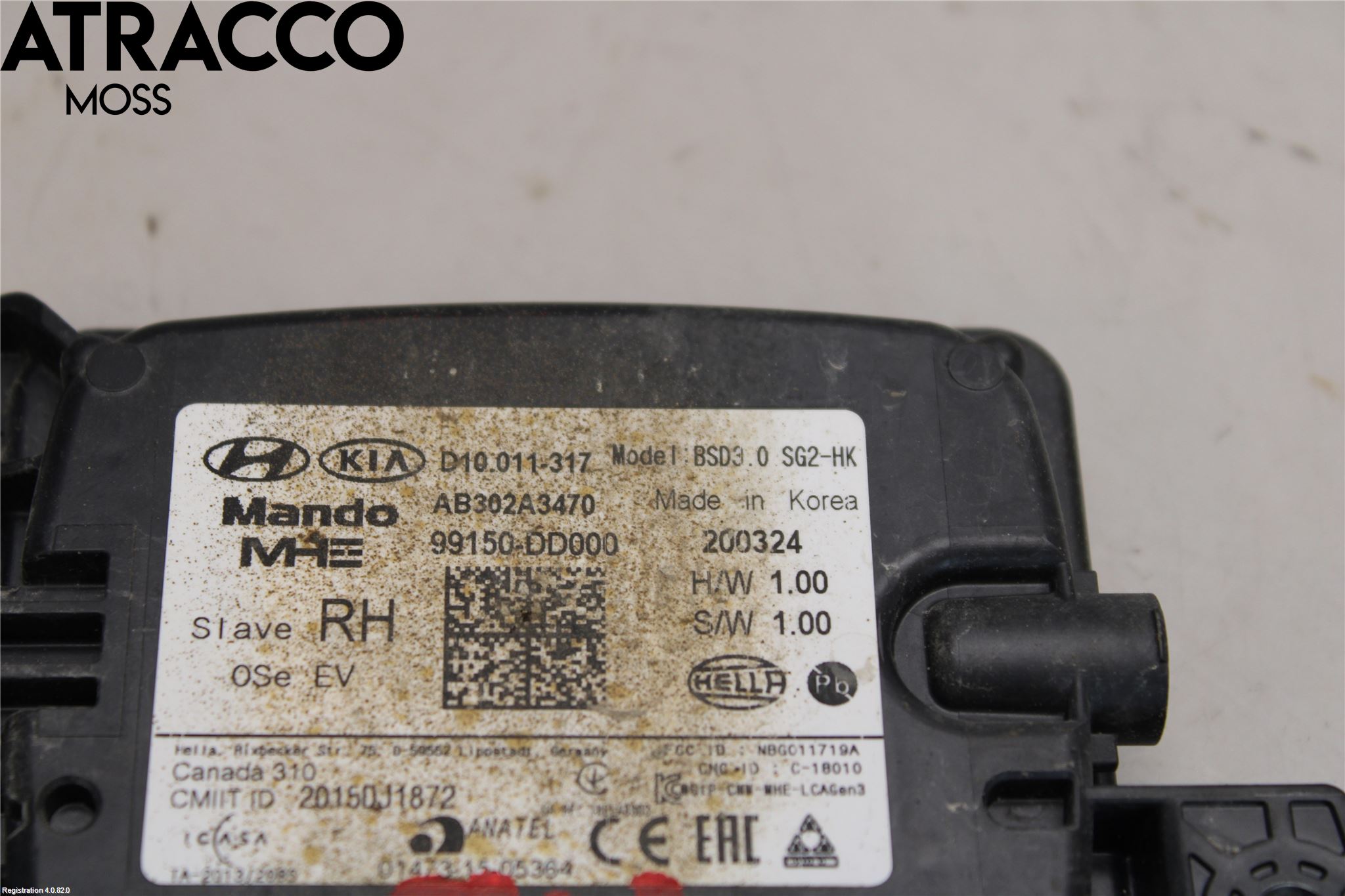 Hyundai KONA/ELECTRIC OS 18-23 Sensor Kollisjonsbeskyttelse