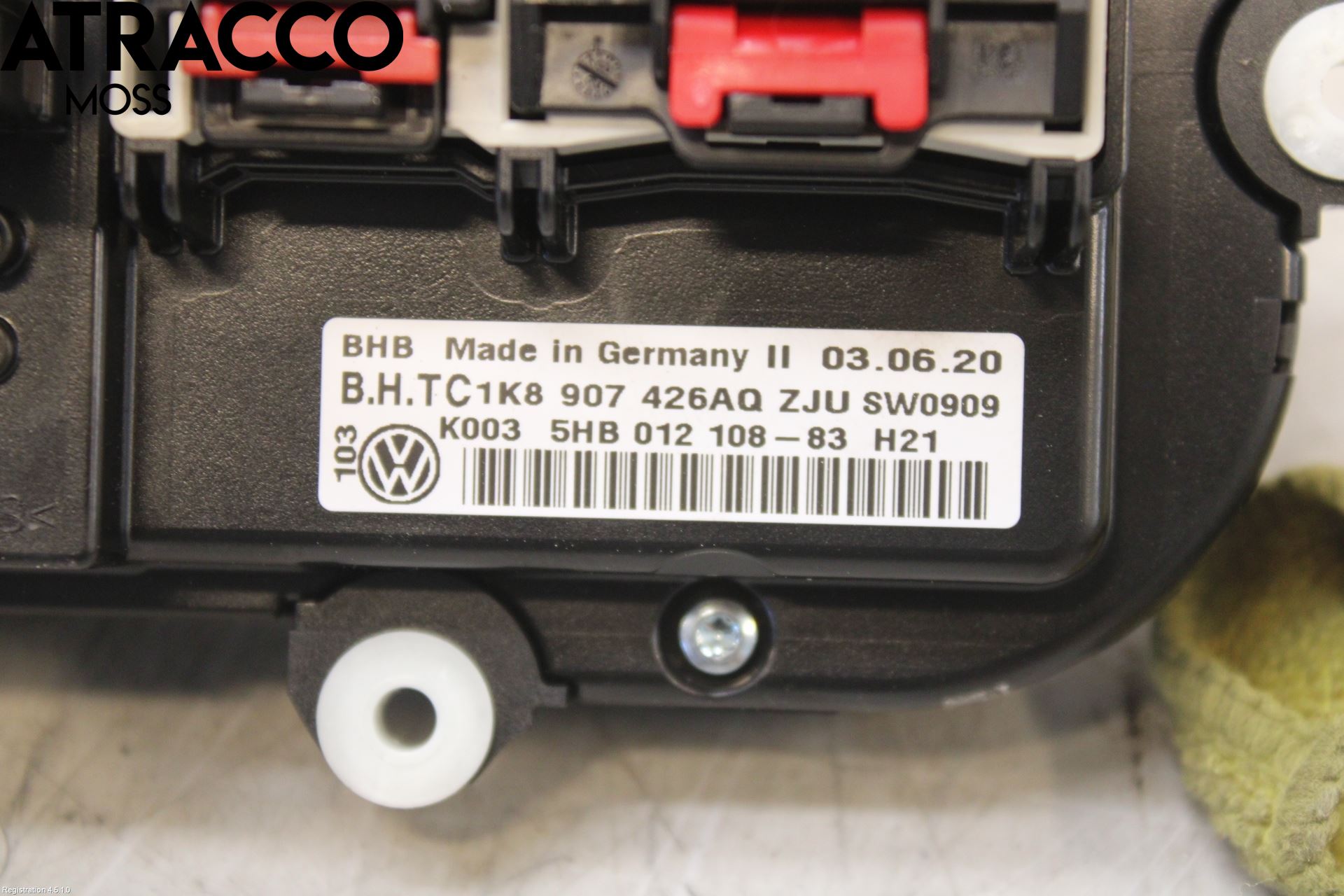Volkswagen VW CADDY 16-20 Varme Ac Betjening-Display
