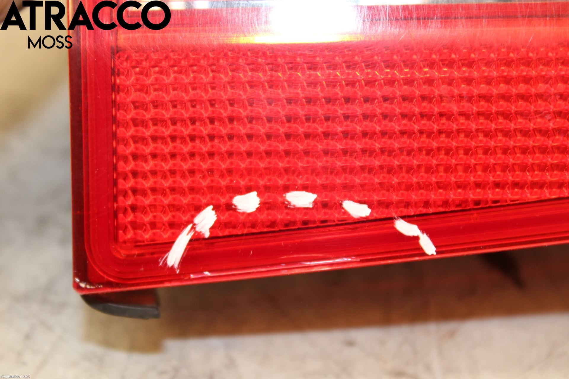 Volkswagen VW TOURAN 10-15 Baklykt Venstre  På Luke(Indre