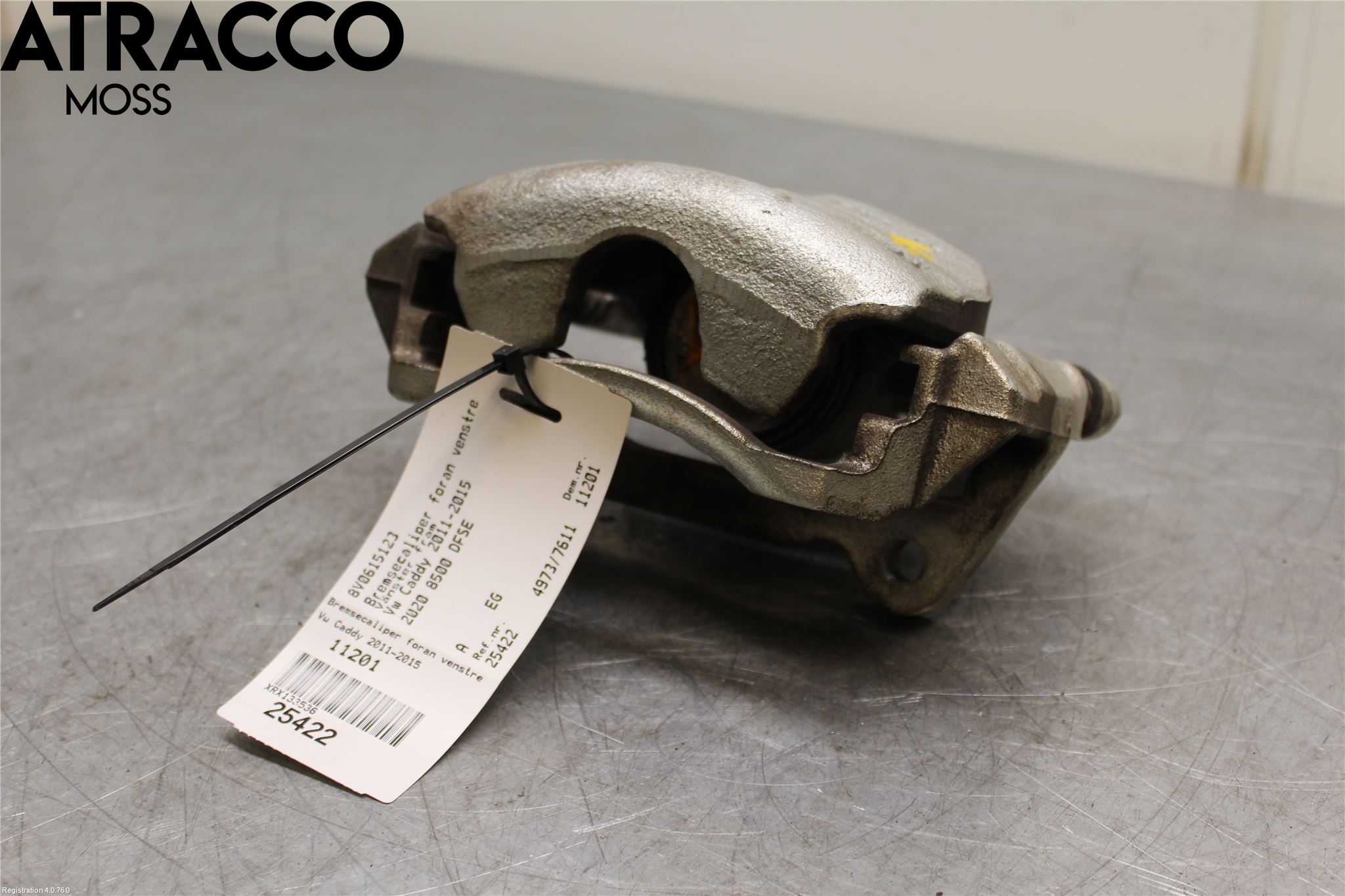 Volkswagen VW CADDY 16-20 Bremsecaliper Foran Venstre