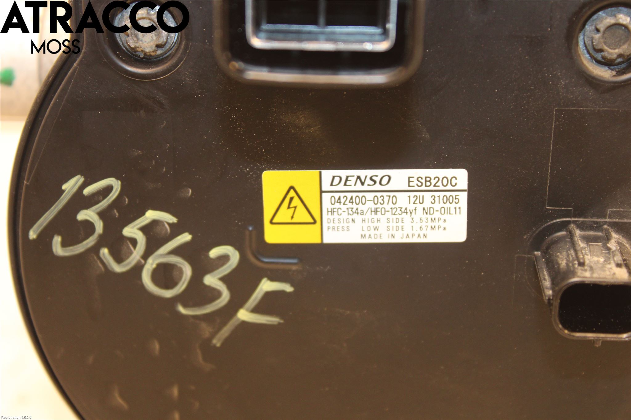 Toyota C-HR 16-23 Varme Ac Kompressor