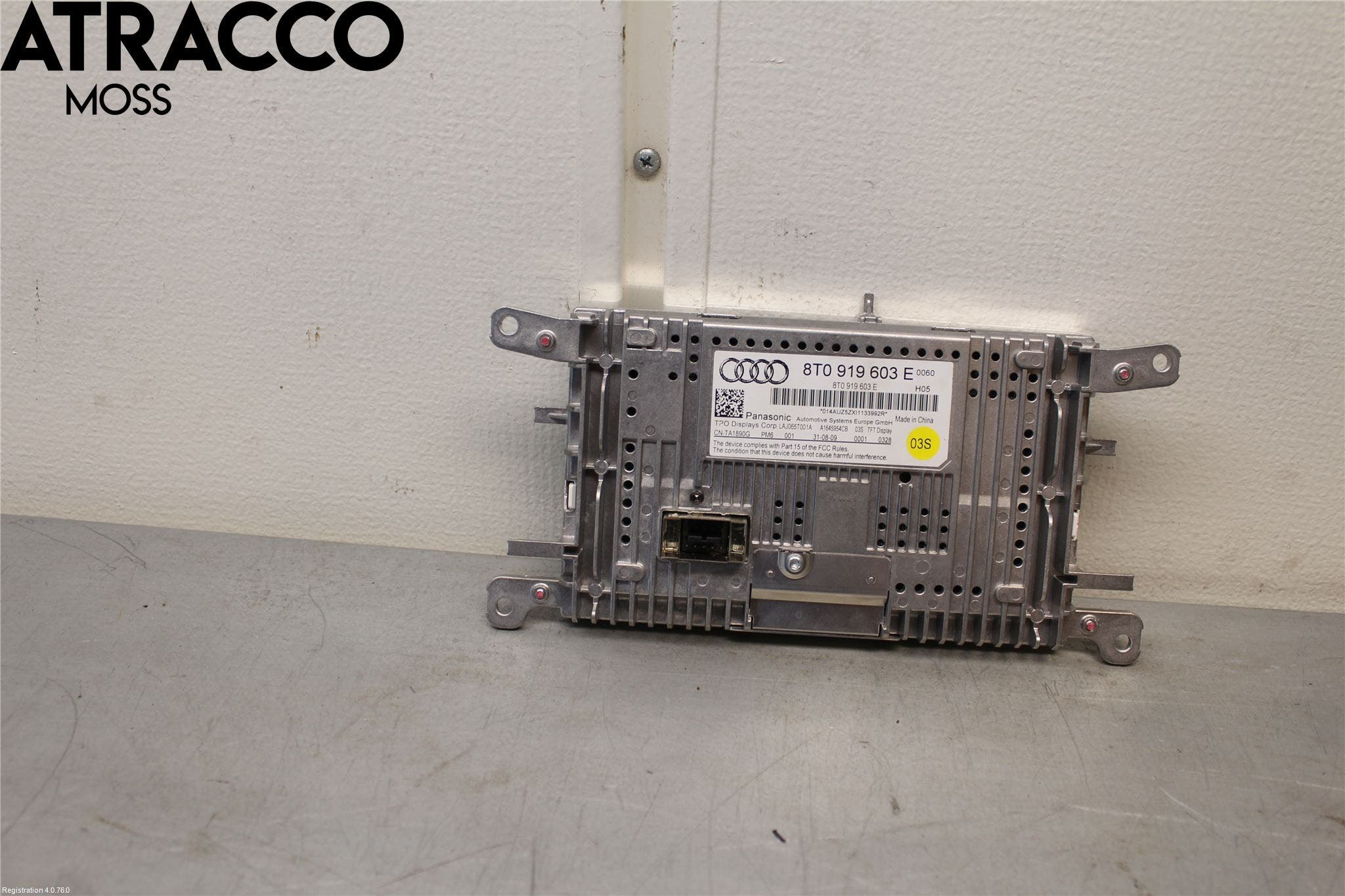 Audi A4/S4 08-11 Multifunktionsdisplay