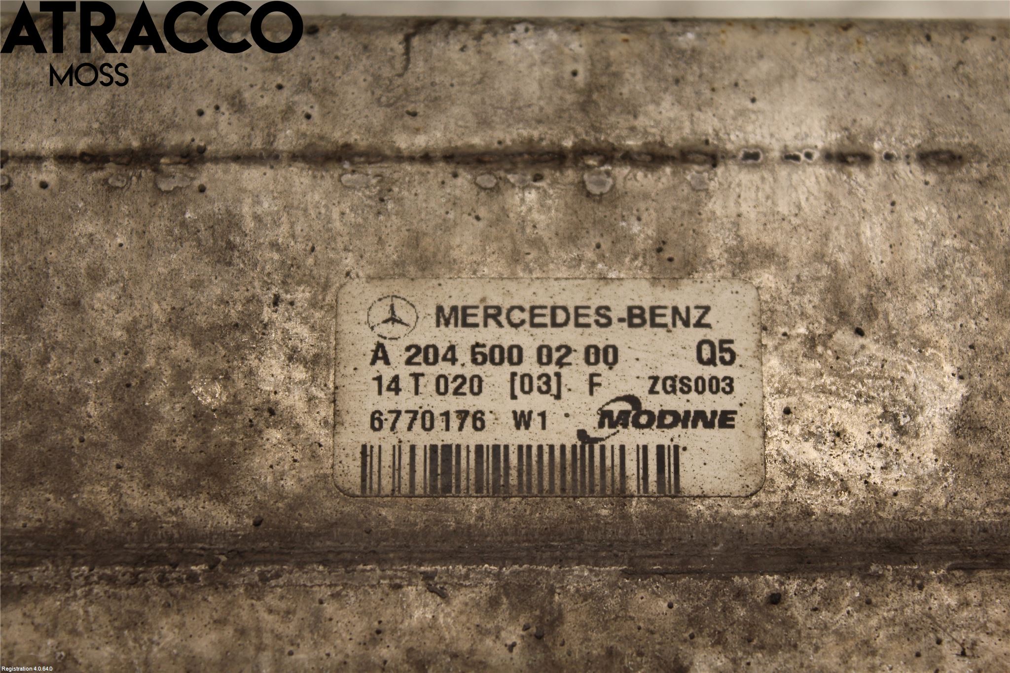 Mercedes-Benz MB E-KLASS (W212) 09-16 Intercooler Radiator