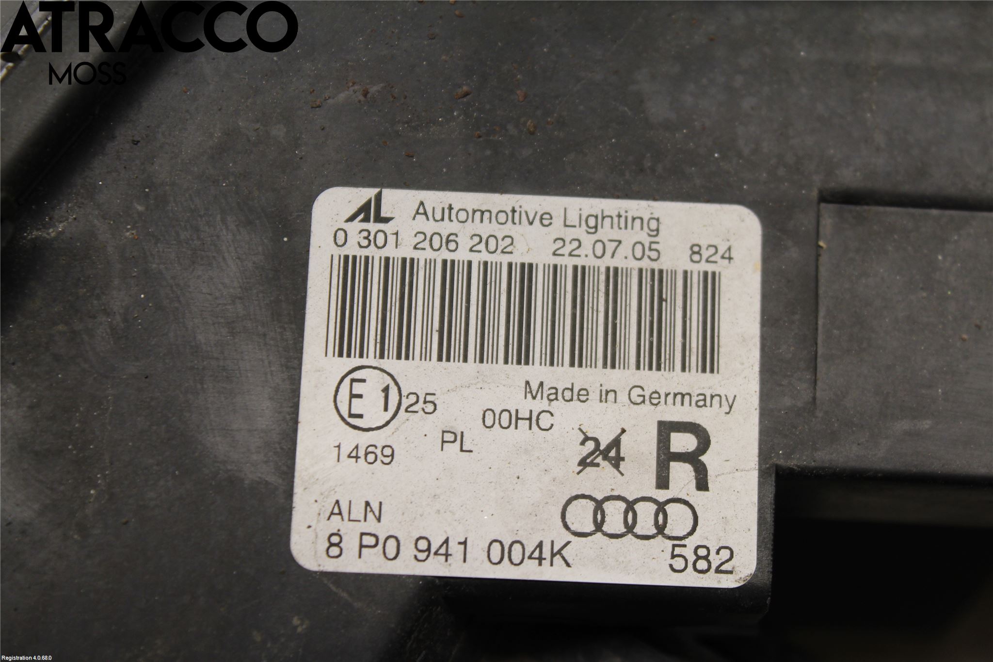 Audi A3/S3     04-05 Frontlykt Høyre