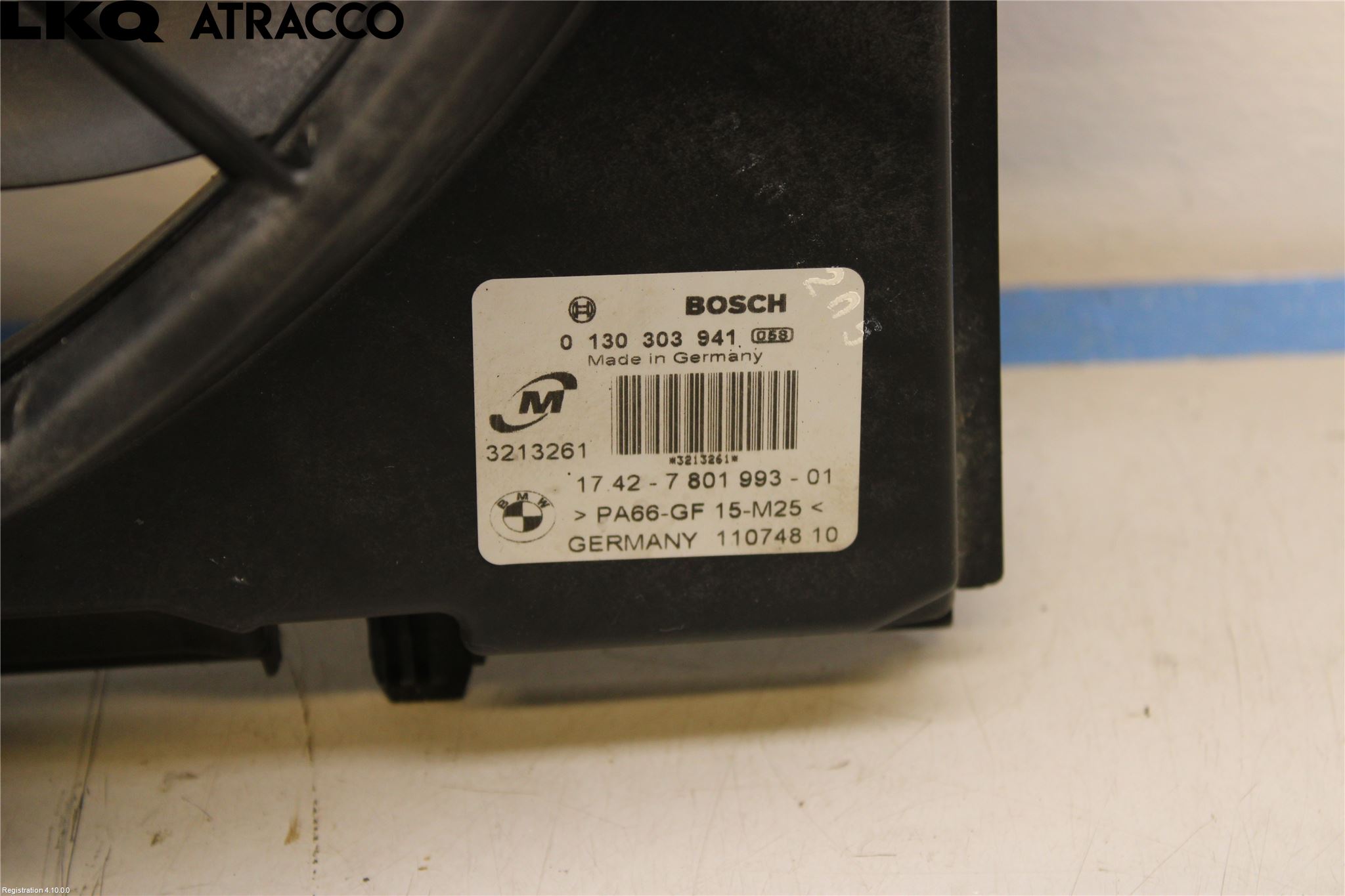 BMW X1 E84 10-15 Kjølevifte Elektrisk