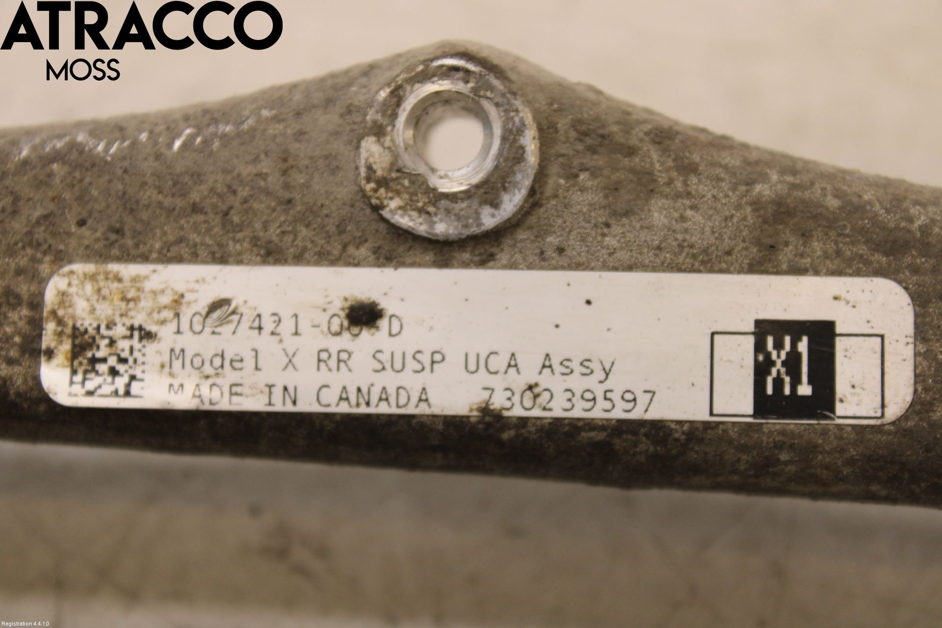 Tesla MODEL X 16- Bærearm Bak Venstre Øvre