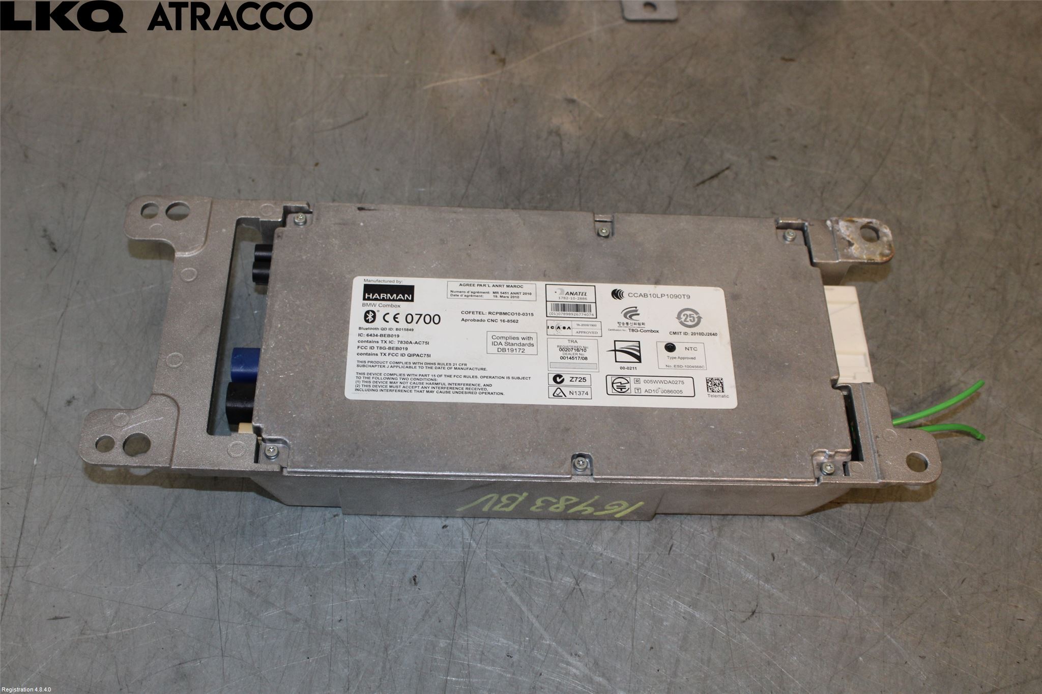 BMW 5 F10/F11/F18 09-17 Styreenhet Øvrig