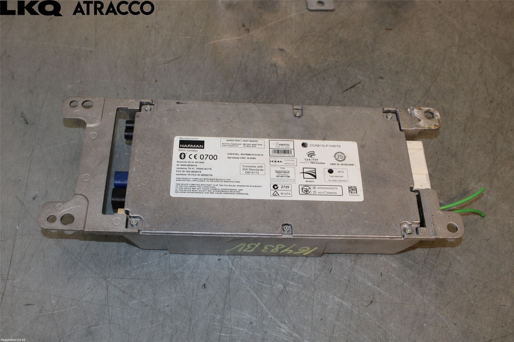 BMW 5 F10/F11/F18 09-17 Styreenhet Øvrig