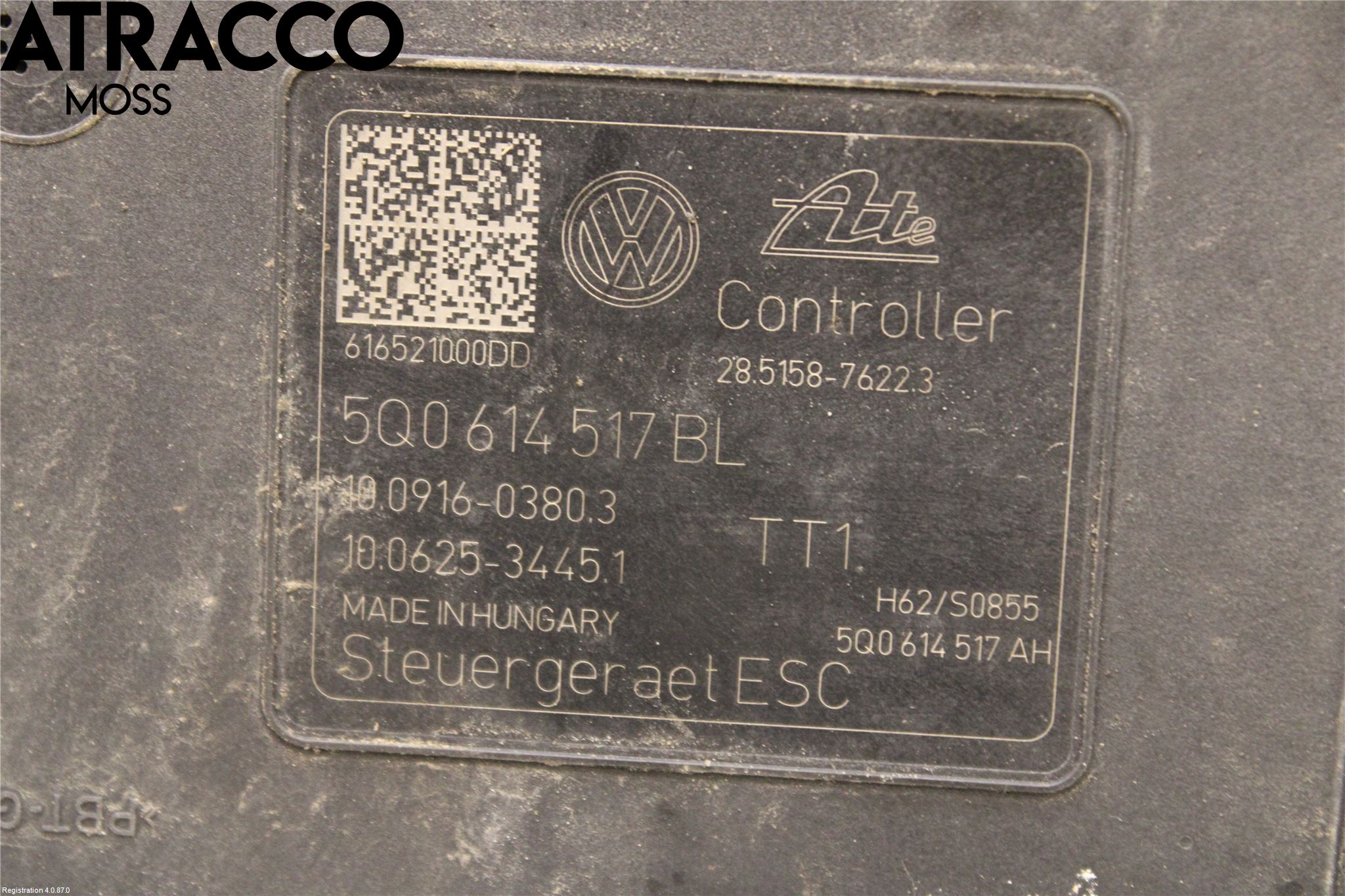 Volkswagen VW GOLF / E-GOLF VII 13-20 Abs Hydraulikkaggregat