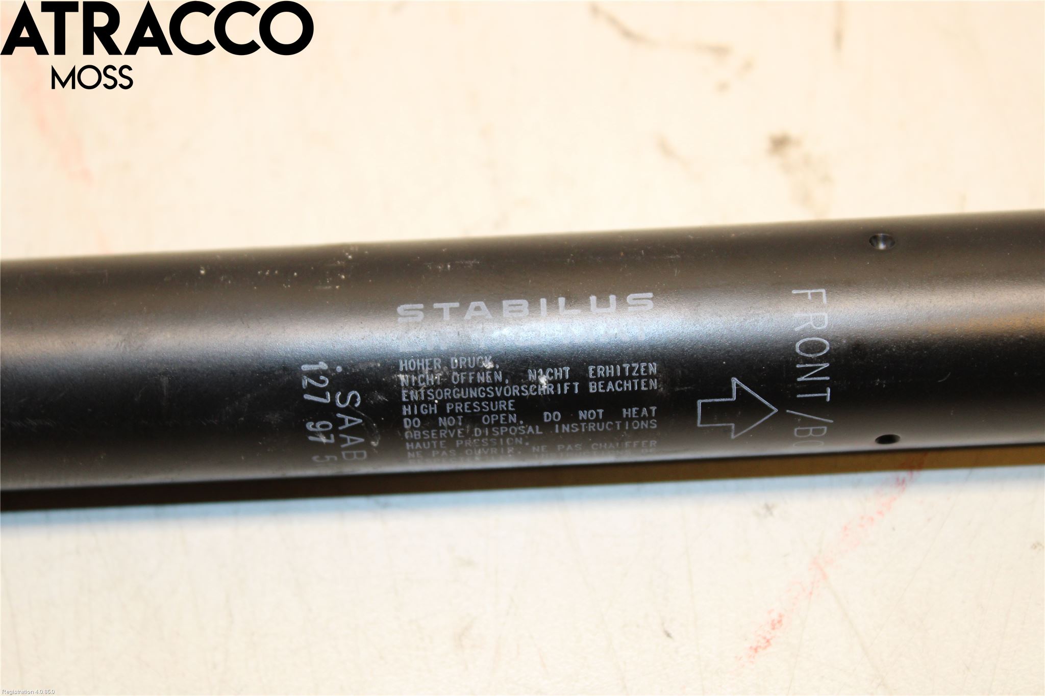 Saab 9-3 VER 2 Panser Demper-Gassfjær