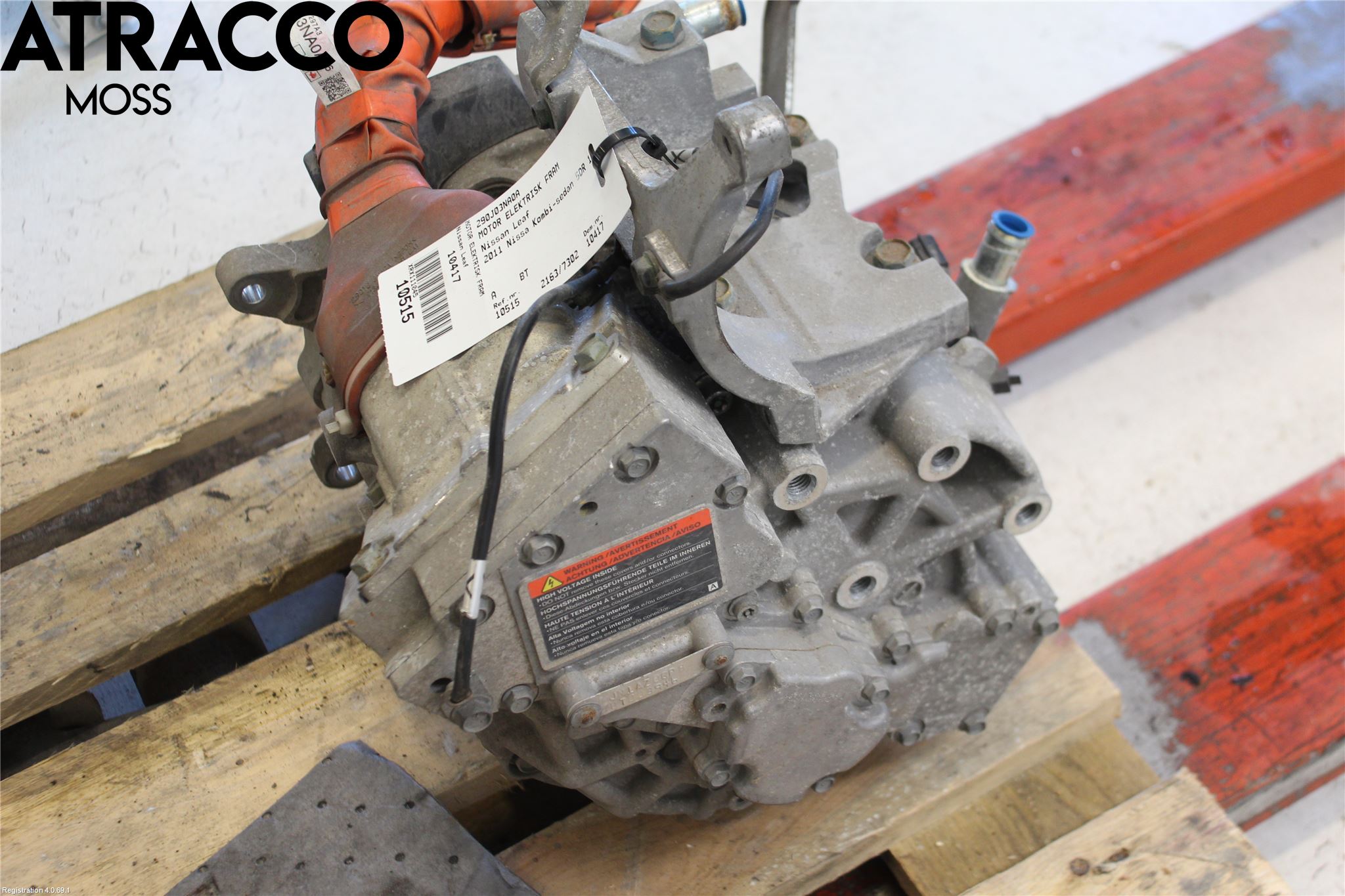 Nissan LEAF 11-17 Motor Elektrisk Fram