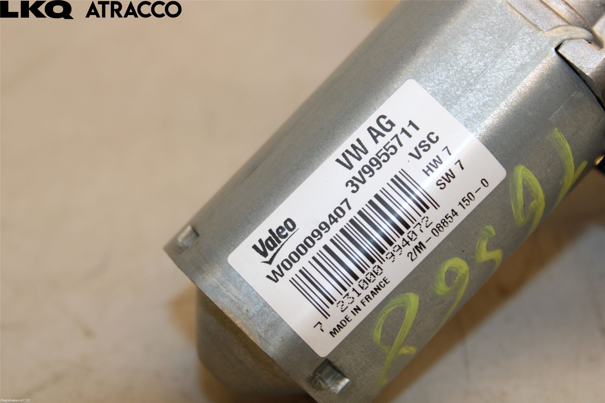 Skoda SUPERB 16-24 Viskermotor Bakluke