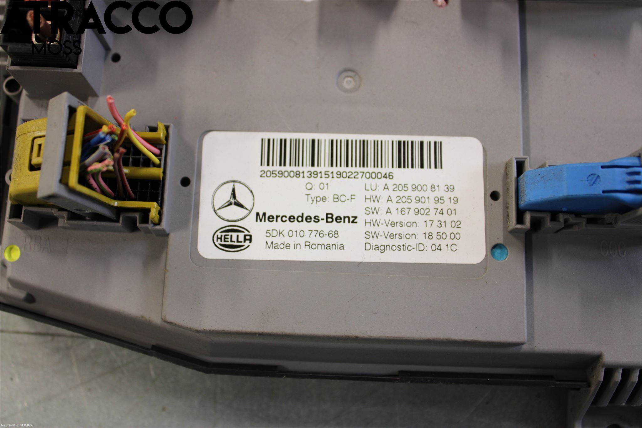 Mercedes-Benz MB C-KLASS (W205) 14-21 Styreenhet Øvrig