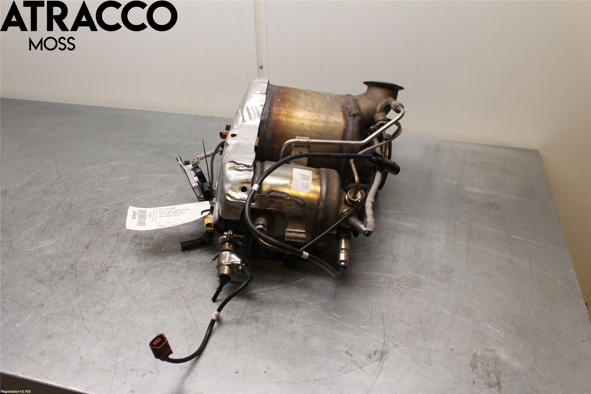 Volkswagen VW CADDY 16-20 Eksos Partikketfilter