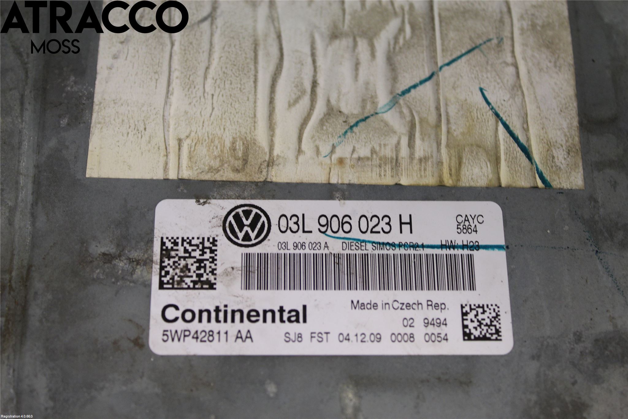 Volkswagen VW GOLF VI 09-13 Styreenhet Innsprøytning