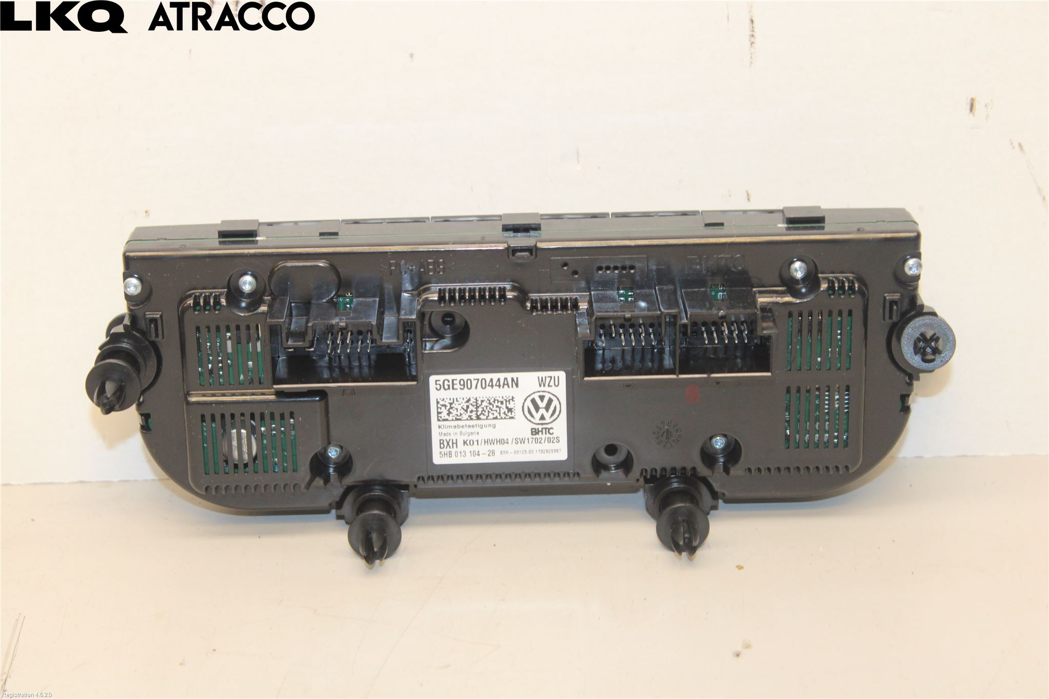 Volkswagen VW GOLF / E-GOLF VII 13-20 Varme Ac Betjening-Display