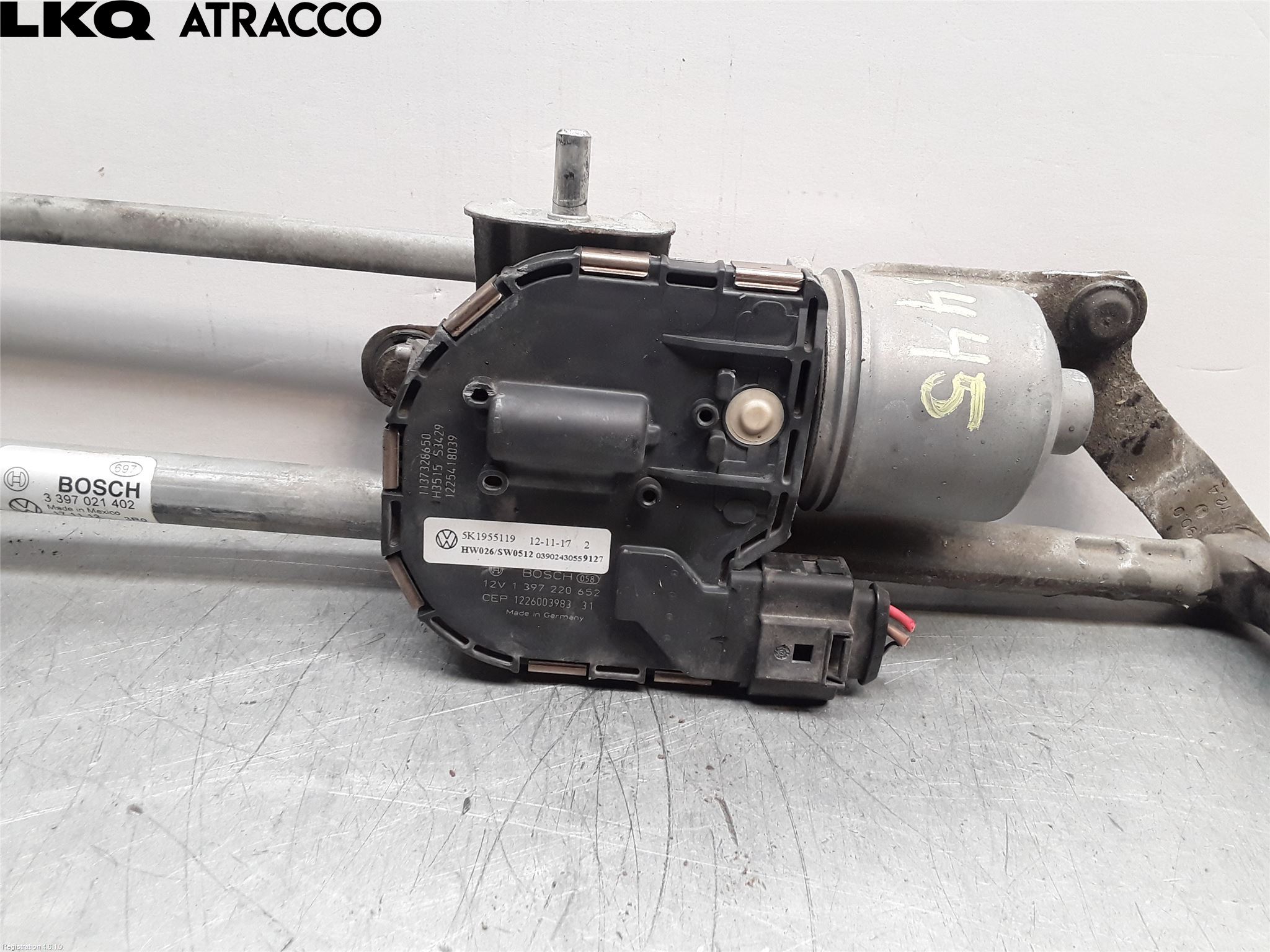 Volkswagen VW GOLF VI 09-13 Viskermotor Frontrute